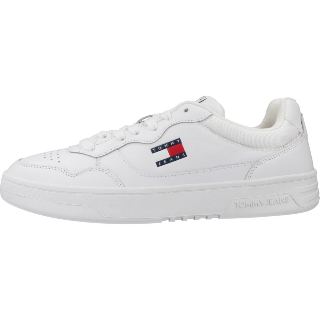 TOMMY JEANS TJM CUPSOLE LEATHER en color YBR (2)