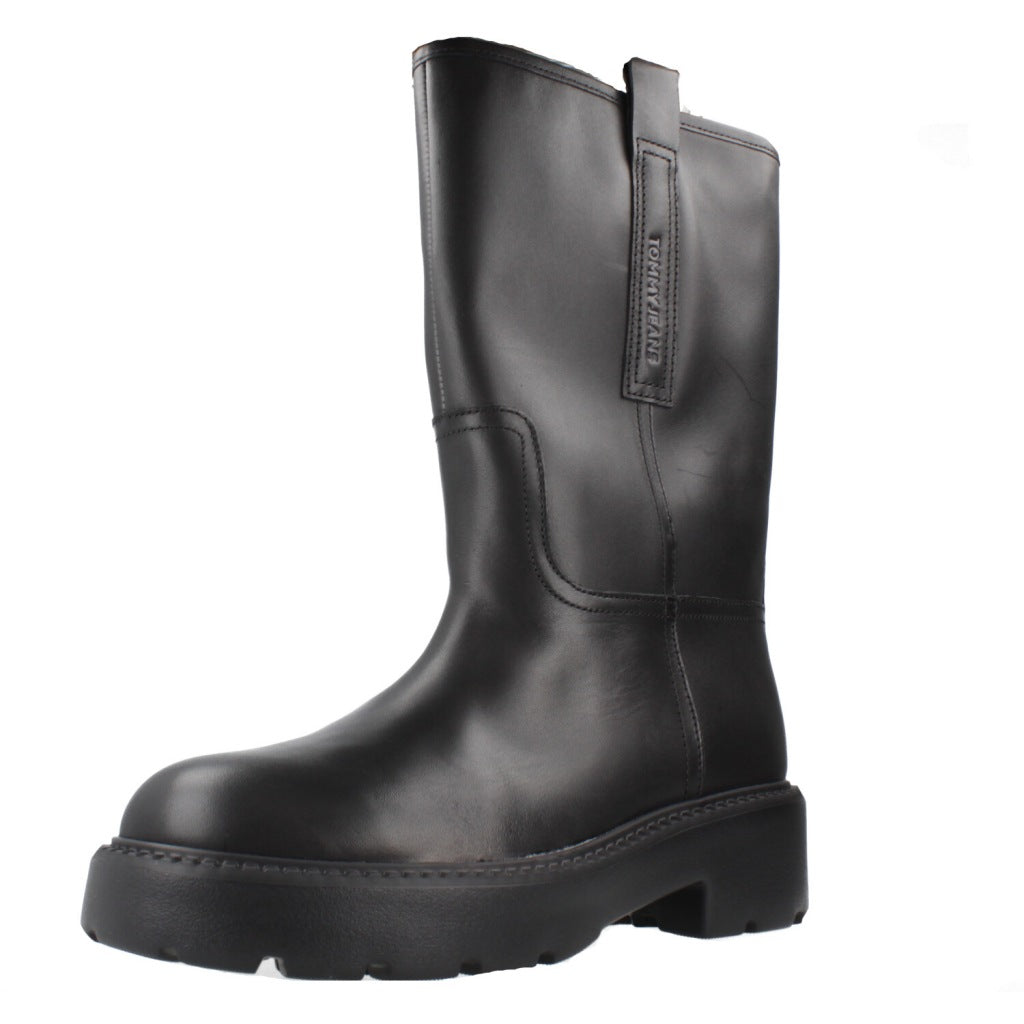 TOMMY JEANS TJW LEATHER MID TUBU en color BDS (1)