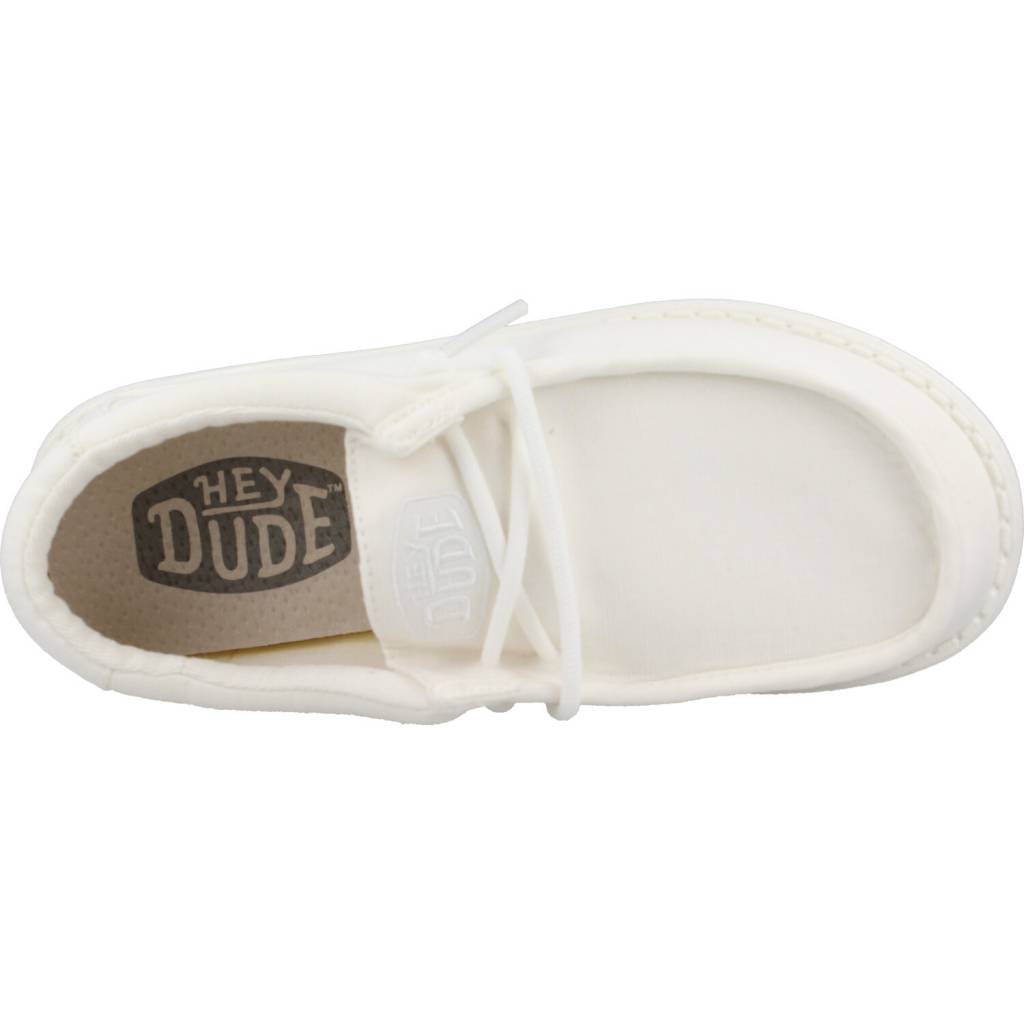 HEY DUDE WALLY YOUTH SLUB CAN en color WHITE (7)