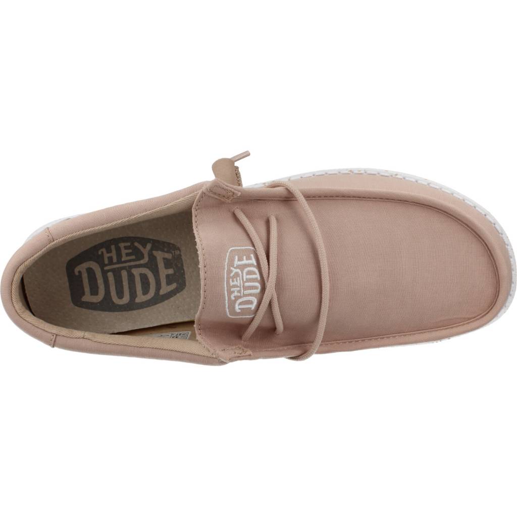 HEY DUDE WALLY SLUB CANVAS en color TAN (7)