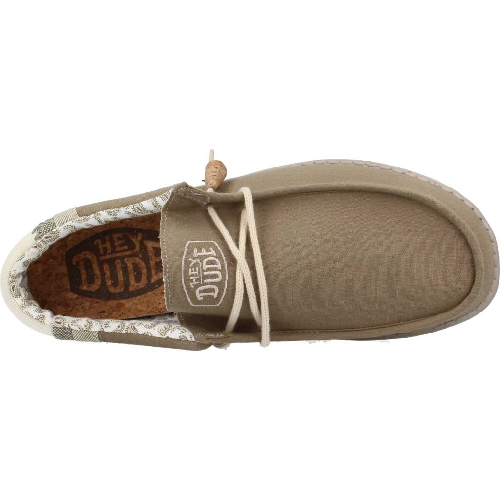 HEY DUDE WALLY LINEN NATURAL en color MOWS (7)