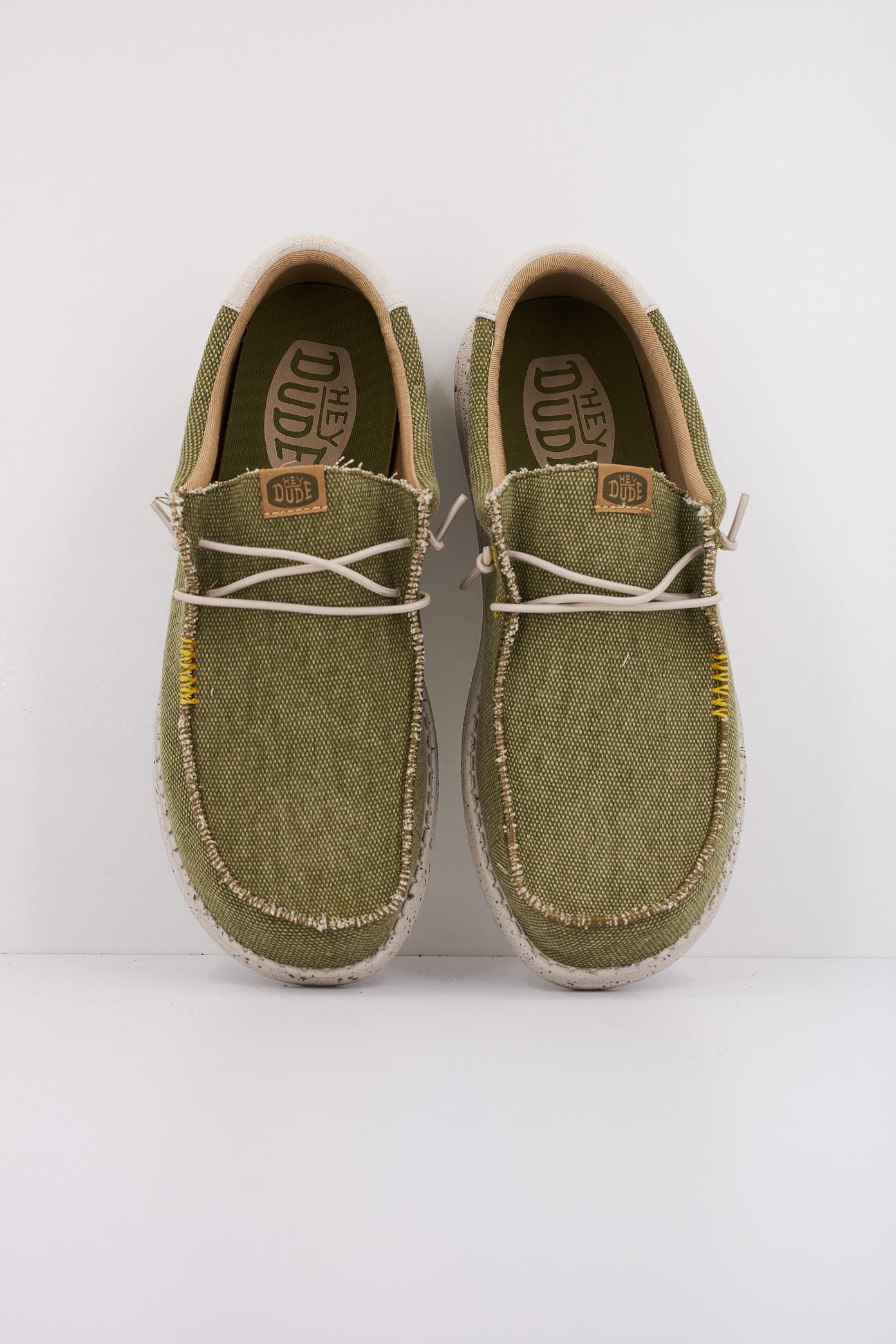 HEY DUDE WALLY COASTLINE JUTE en color OLIVE (3)