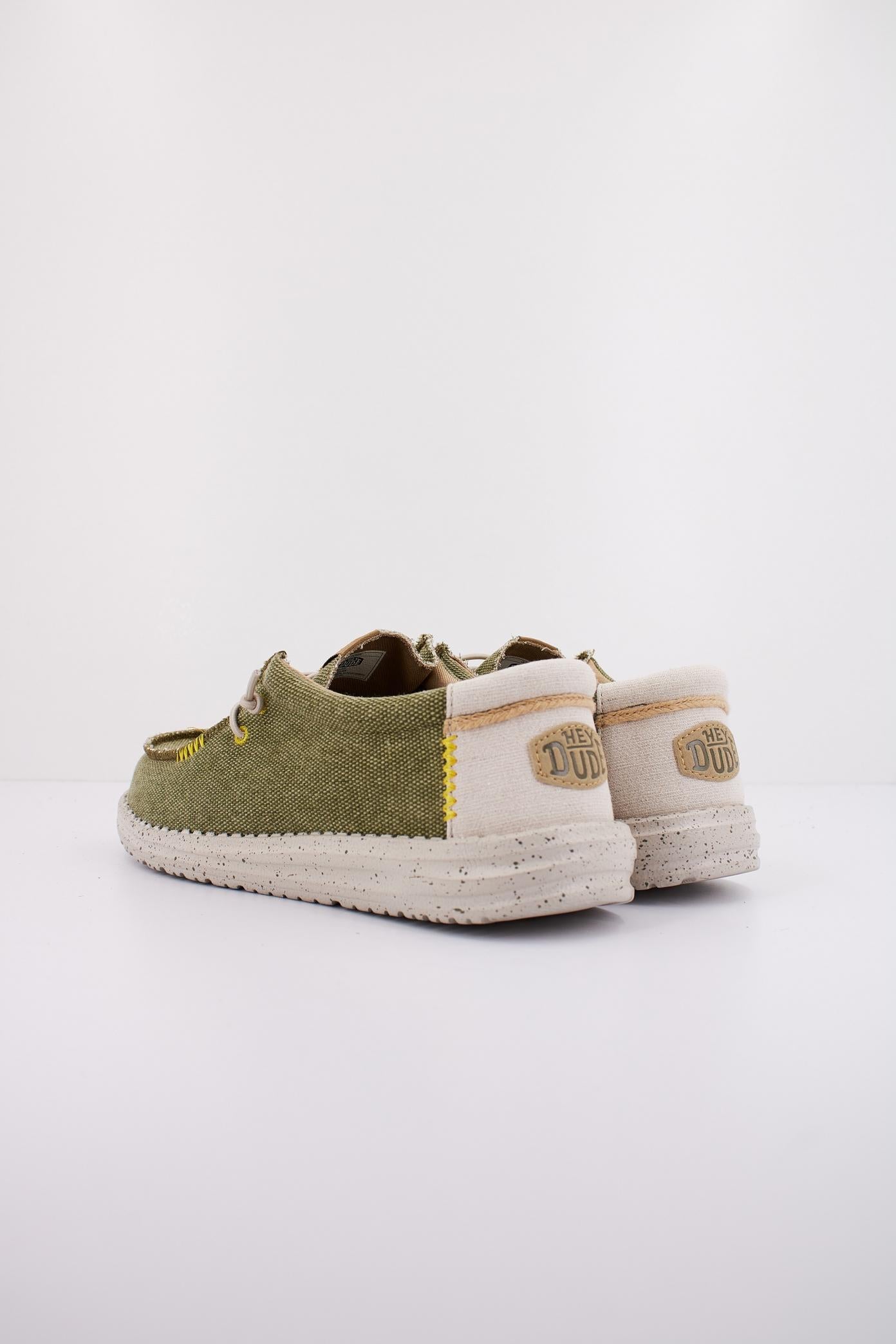 HEY DUDE WALLY COASTLINE JUTE en color OLIVE (4)