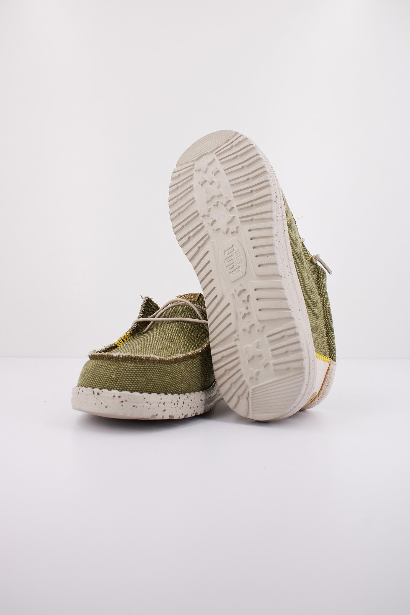 HEY DUDE WALLY COASTLINE JUTE en color OLIVE (5)