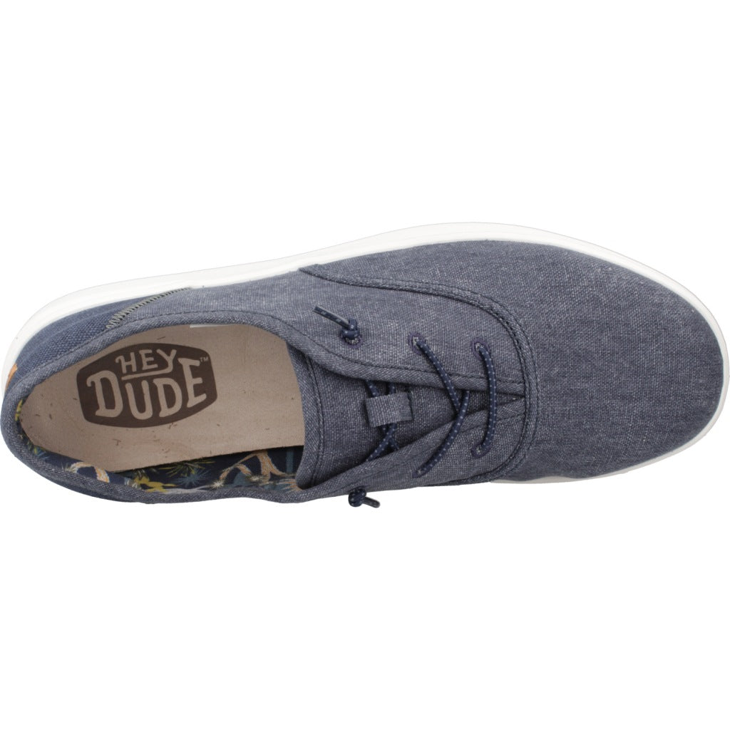 HEY DUDE CONWAY CRAFT LINEN en color NAVY (7)