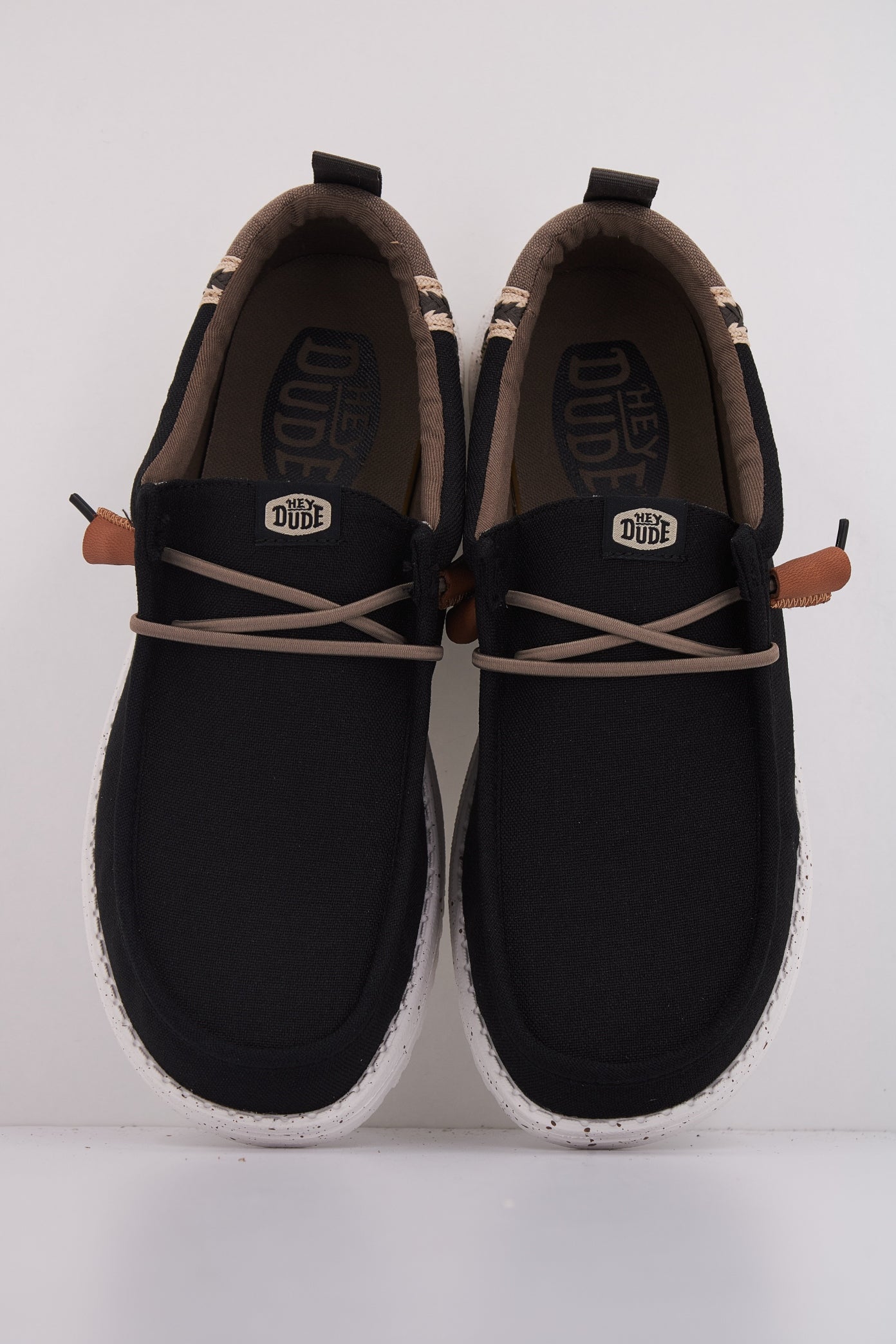 HEY DUDE WALLY SUMMER LINEN en color BLKWLN (3)