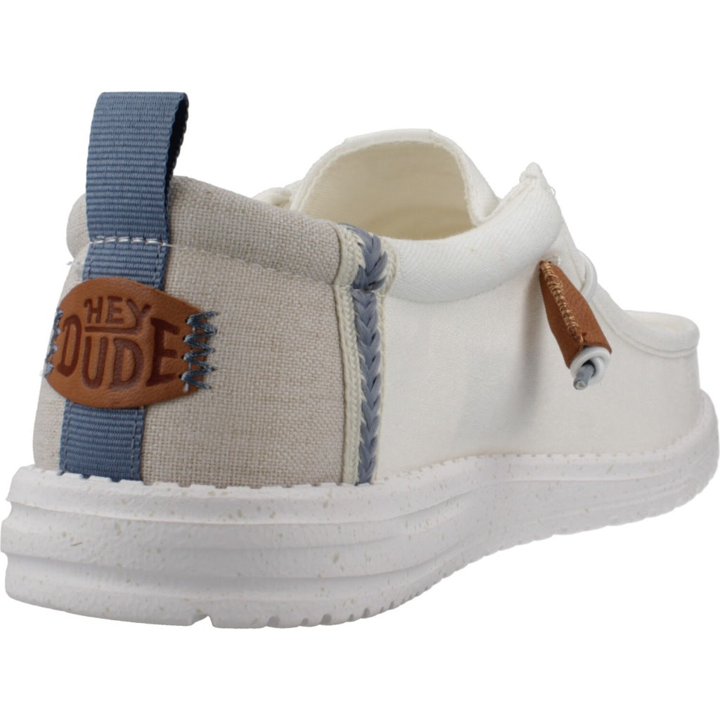HEY DUDE WALLY SUMMER LINEN en color WHTSTN (3)