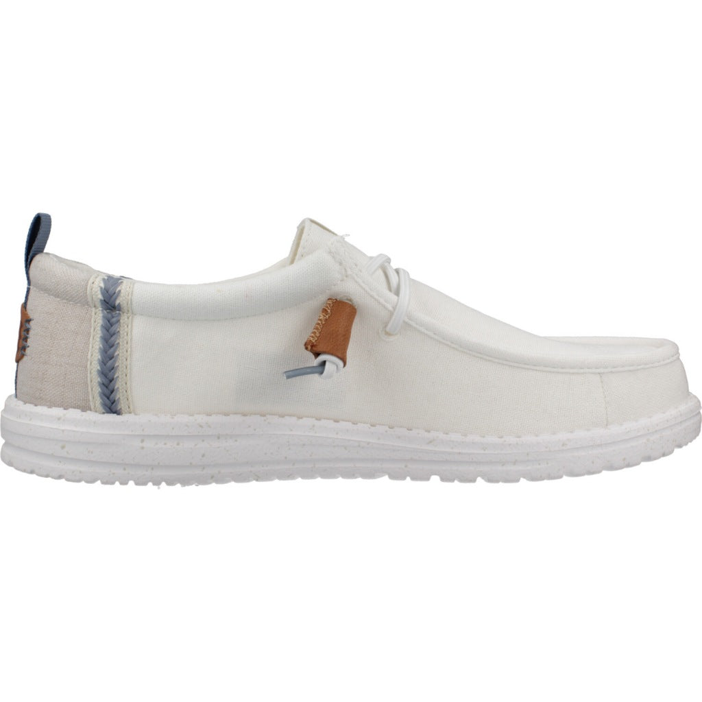 HEY DUDE WALLY SUMMER LINEN en color WHTSTN (4)