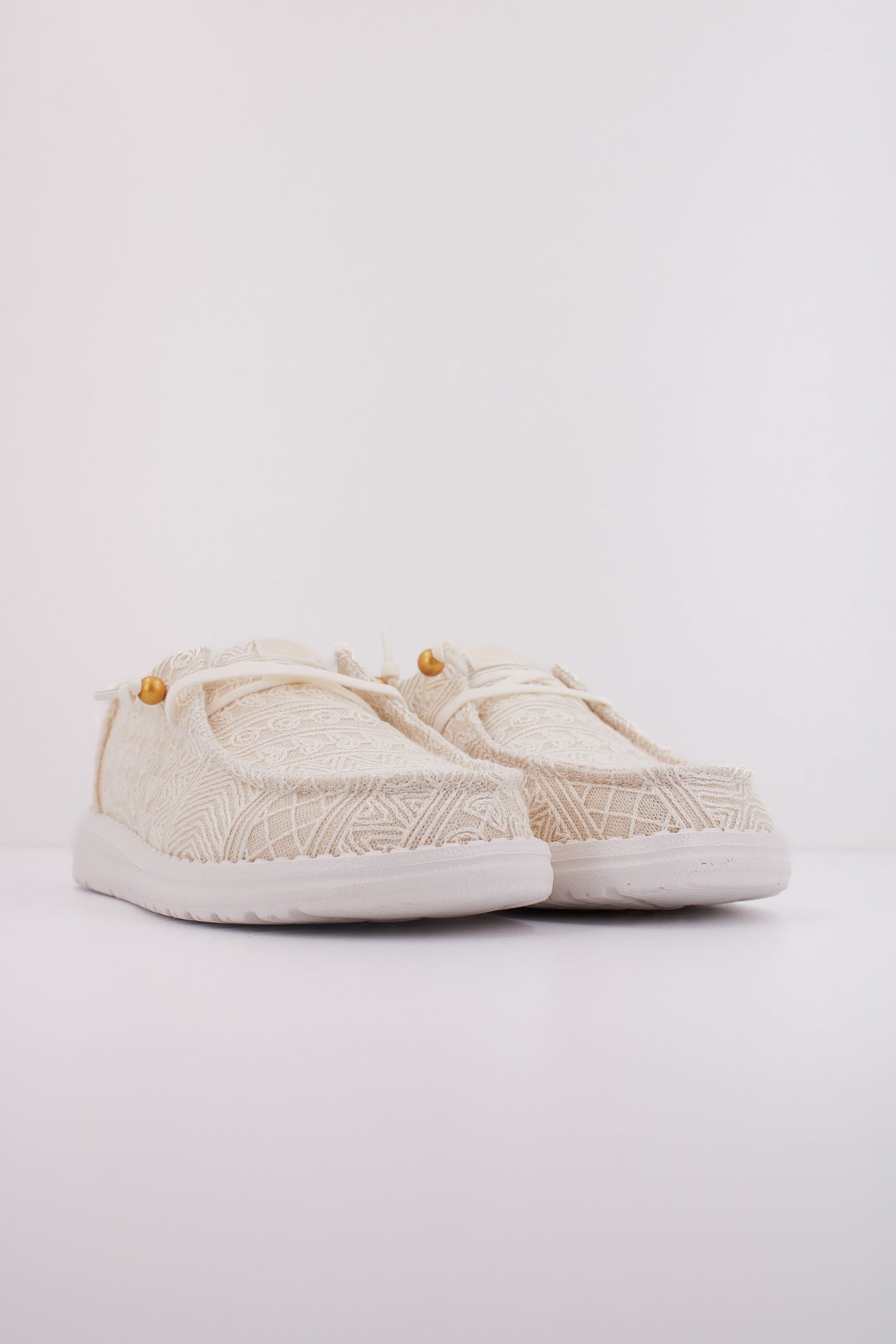 HEY DUDE WENDY CROCHET LACE en color WHTGLD (2)