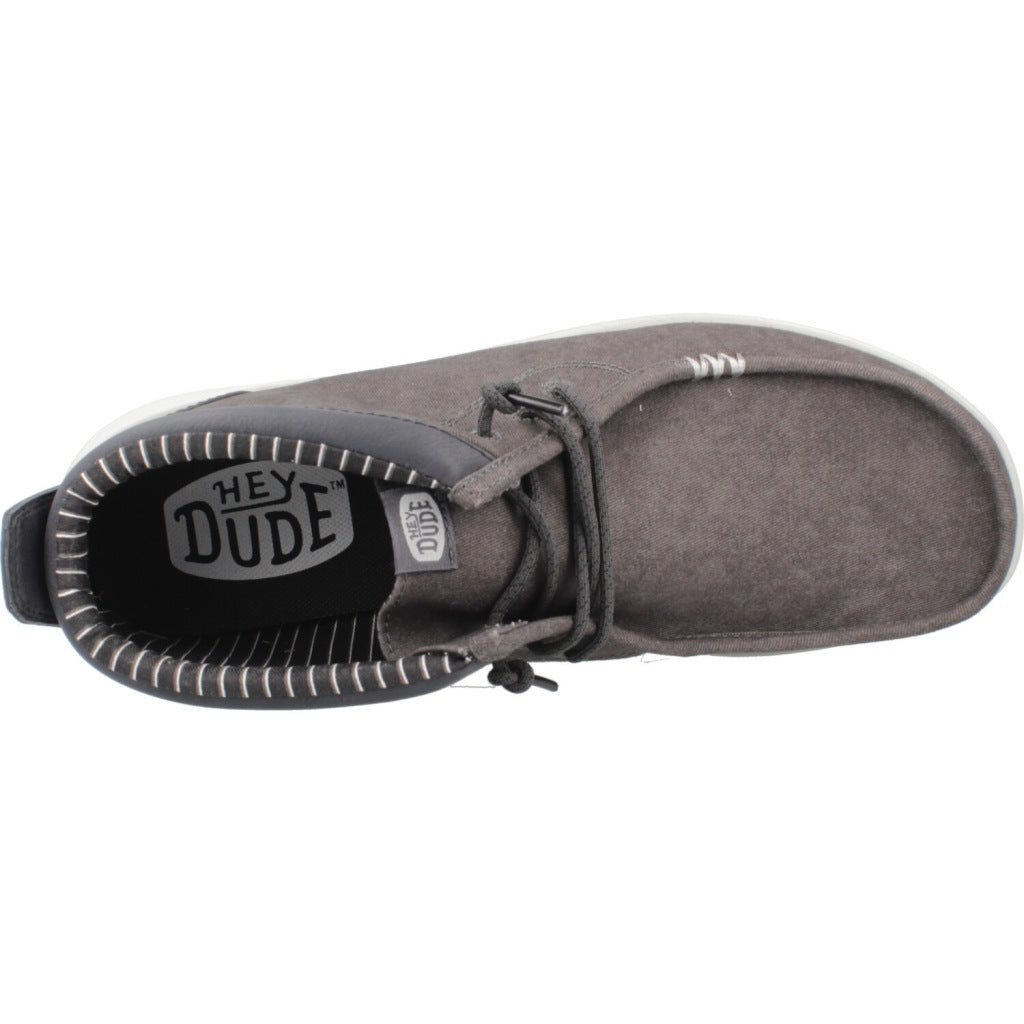 HEY DUDE WALLY MID GRIPR VIN en color BLACK (7)