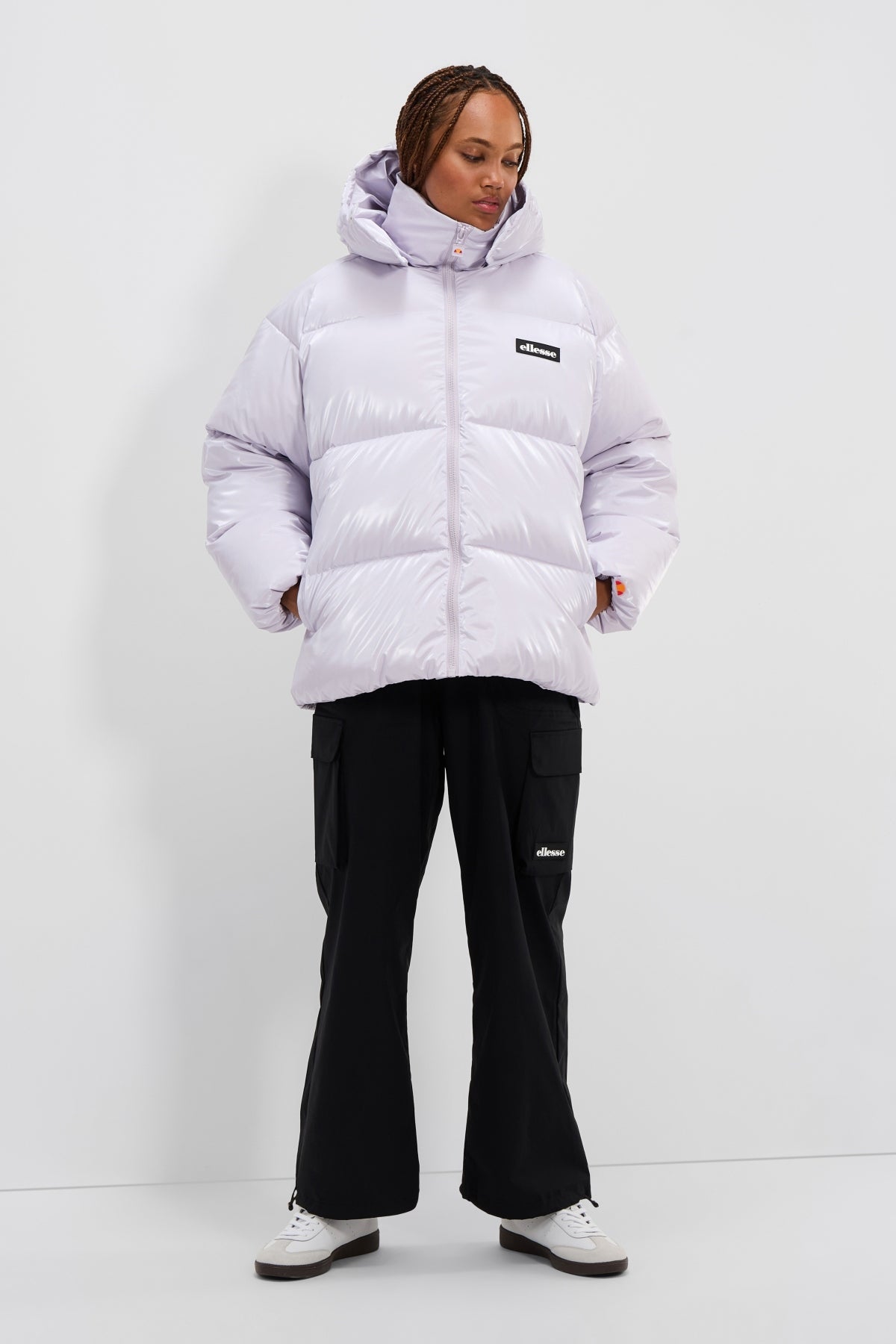 ELLESSE LENZER PADDED JACKET en color LILAC (4)