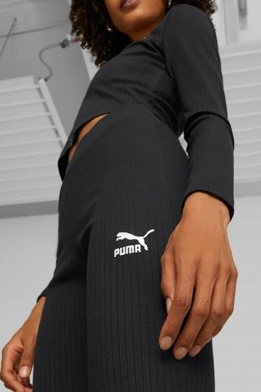 PUMA RIBBED FLAR en color BLACK (4)