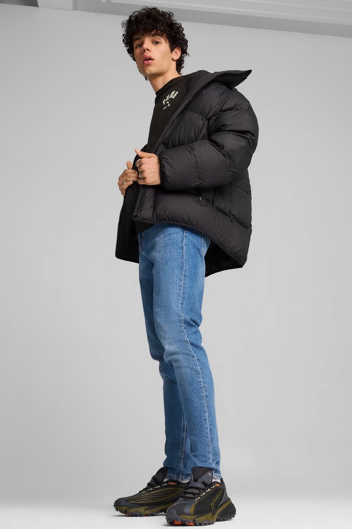 PUMA PUFFER JACKET en color BLACK (4)