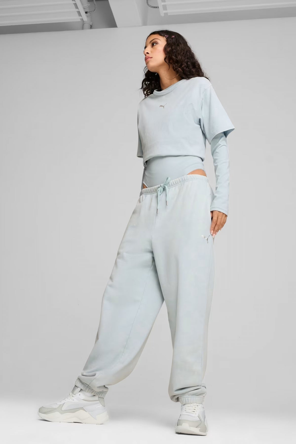 PUMA DARE TO RELAXED WASH en color BLUE (4)