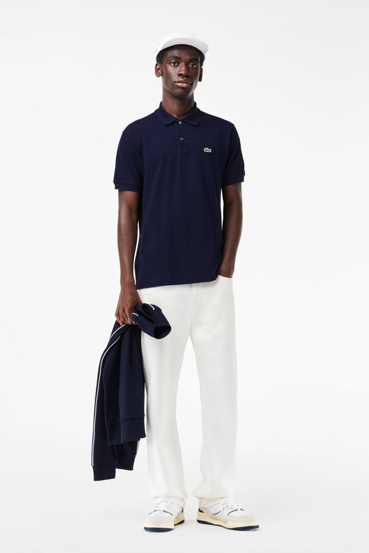 LACOSTE L SHORT SLEEVED en color NVYBL (4)