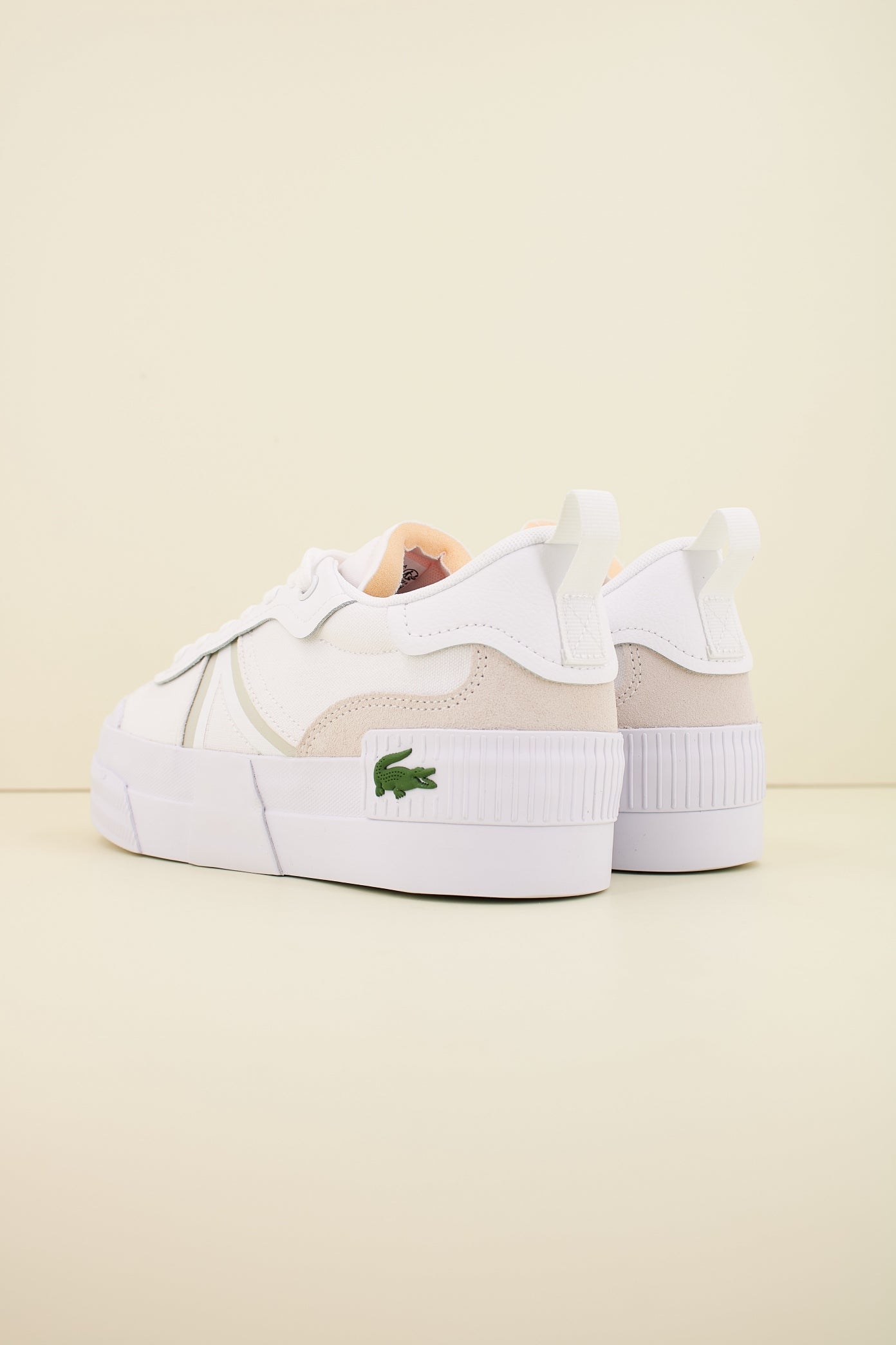 LACOSTE L PLATFORM CONTRA en color WHTWHT (3)