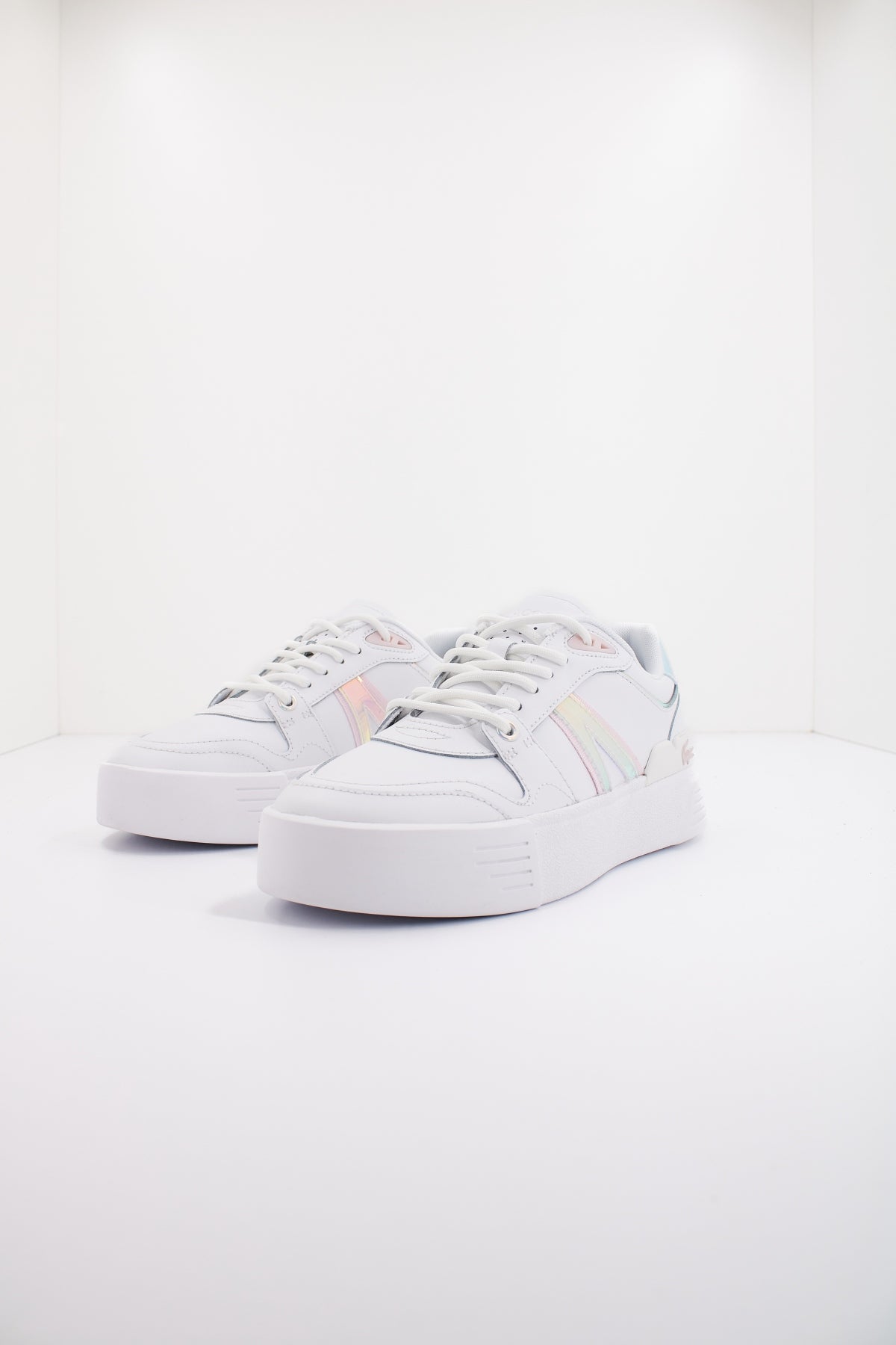 LACOSTE L EVO LEATHER en color WHTLTPNK (6)