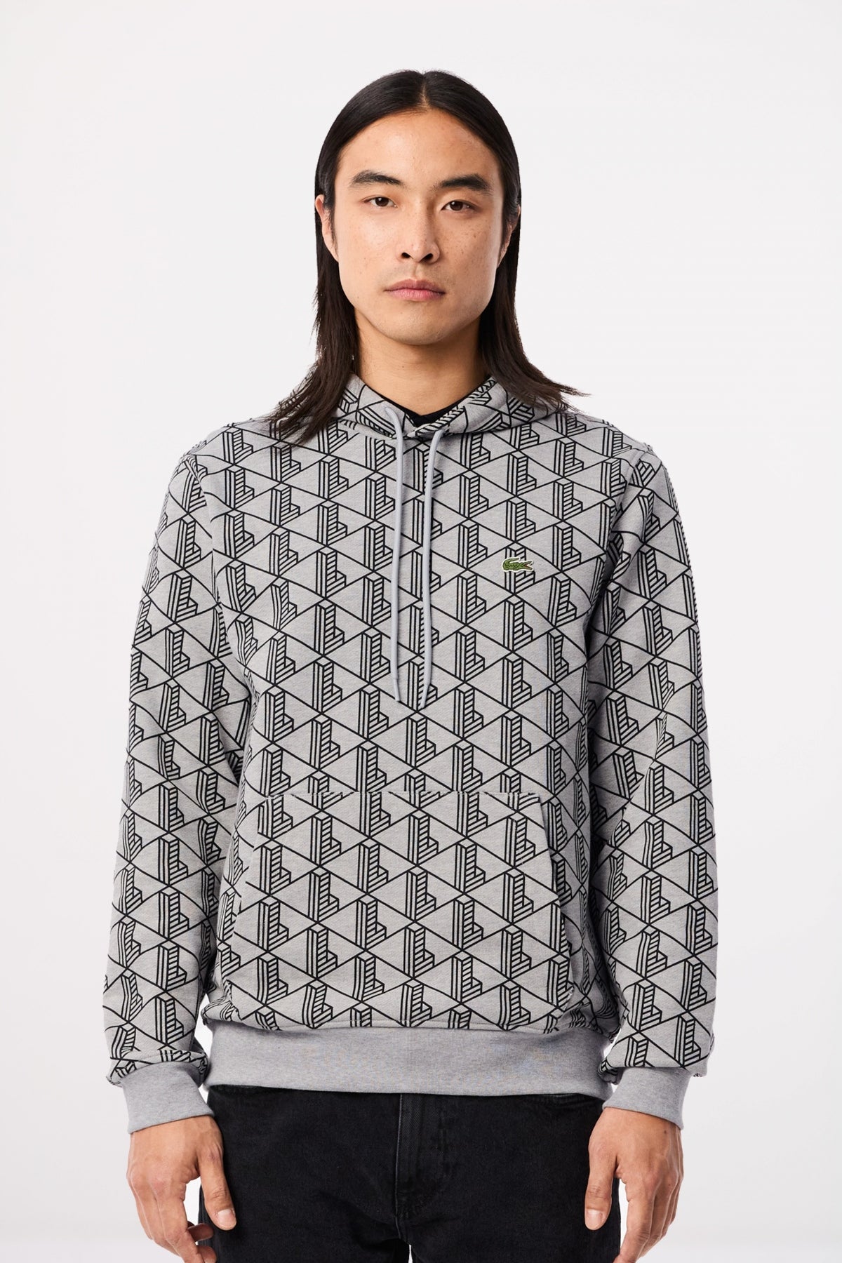 LACOSTE SH SWEATSHIRT en color SILVER (1)