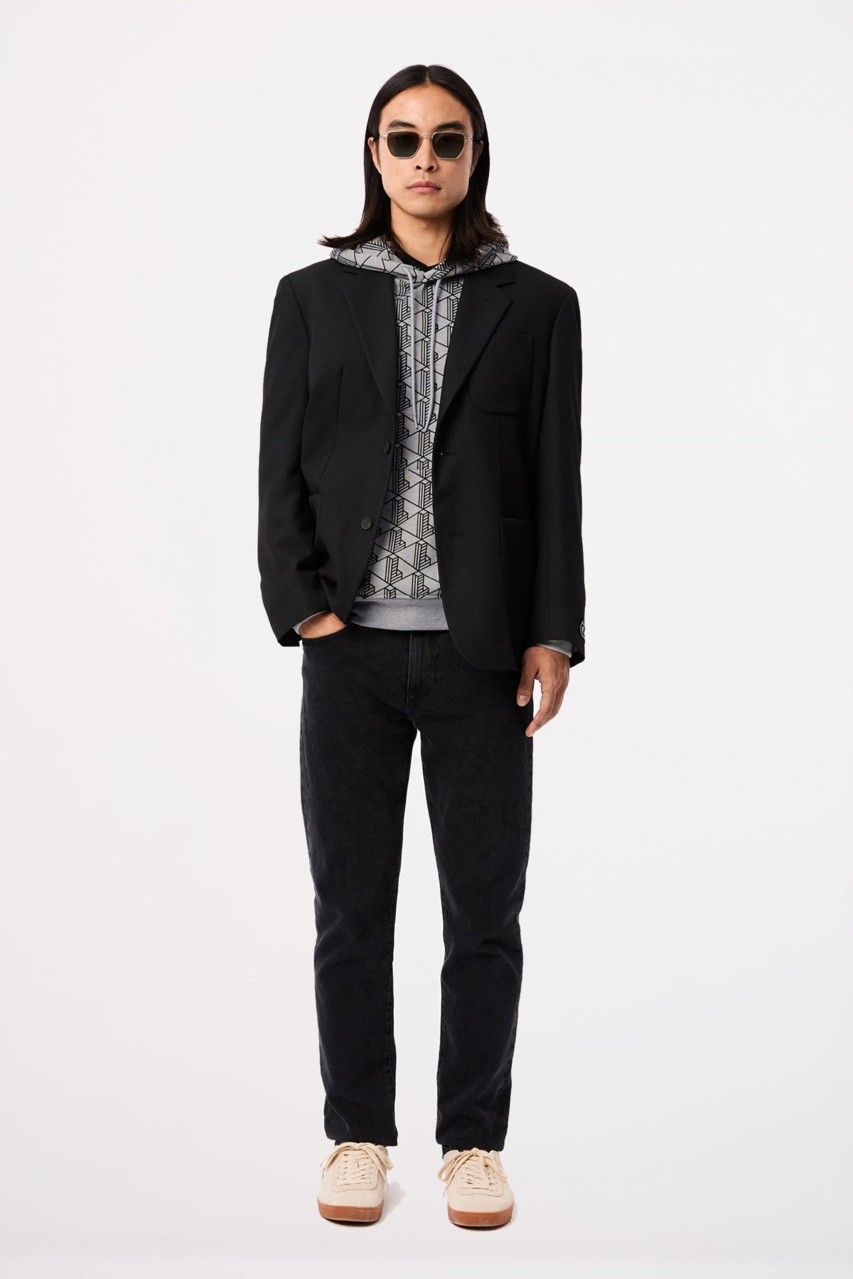 LACOSTE SH SWEATSHIRT en color SILVER (4)