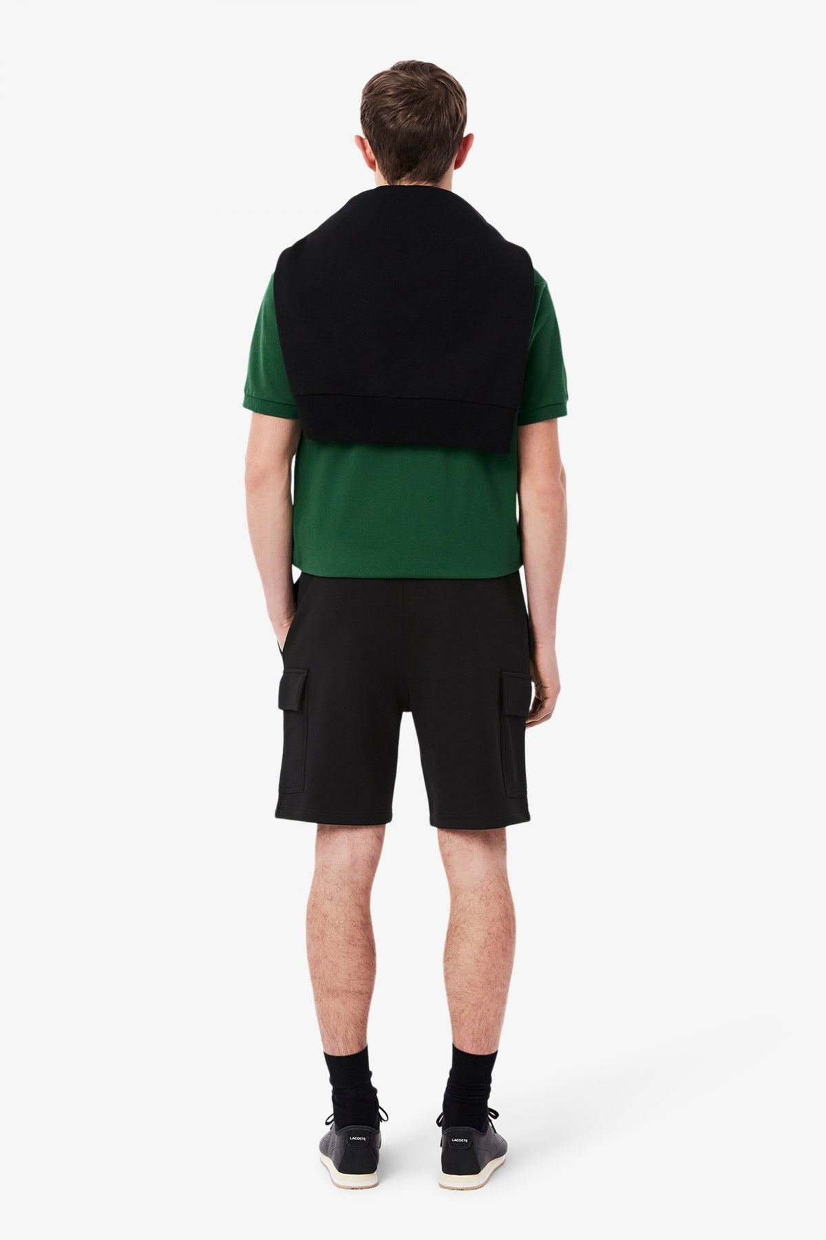 LACOSTE GH SHORTS en color BLACK (3)