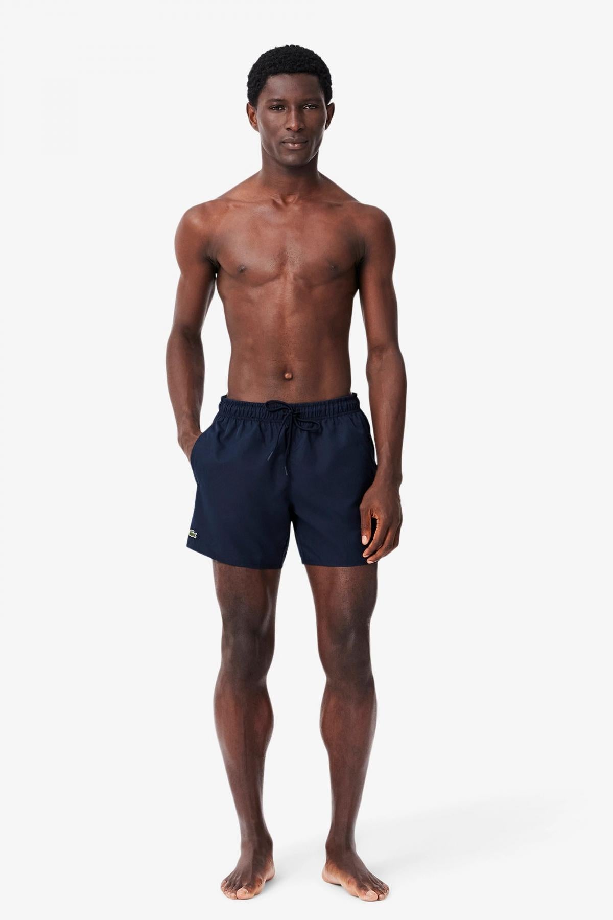 LACOSTE SHORT SLEEVED RIBBED en color BLUE (4)