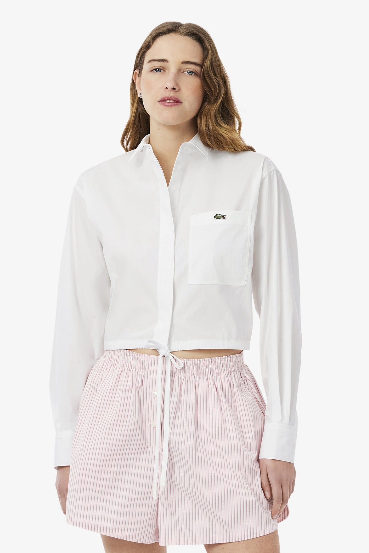 LACOSTE LONG SLEEVED SHIRT en color WHITE (1)