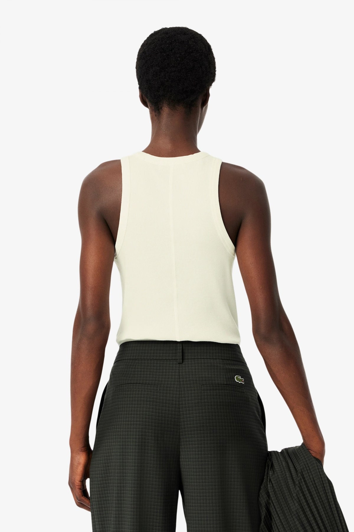 LACOSTE TEE-SHIRT en color FLOUR (3)