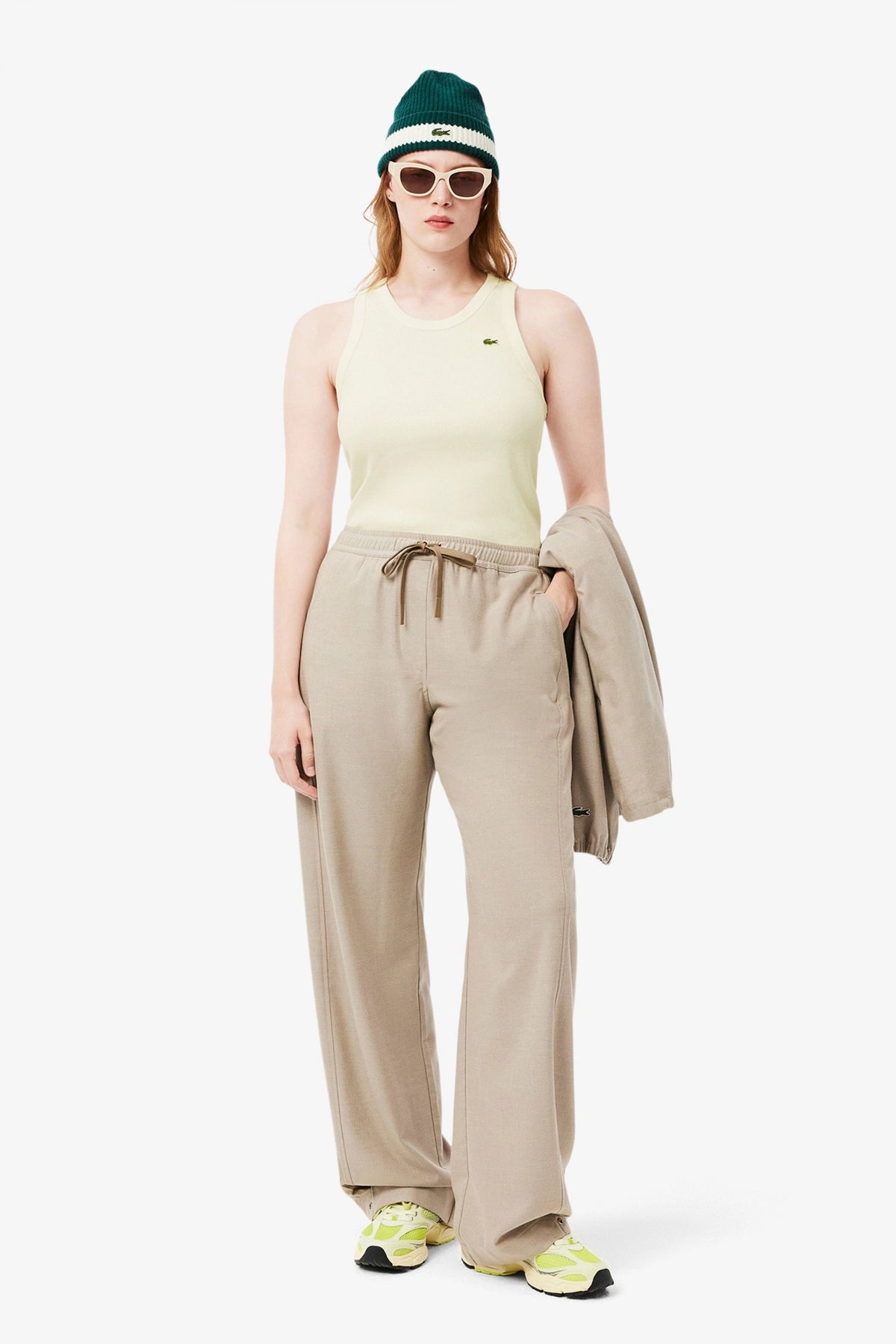 LACOSTE TEE-SHIRT en color FLOUR (4)