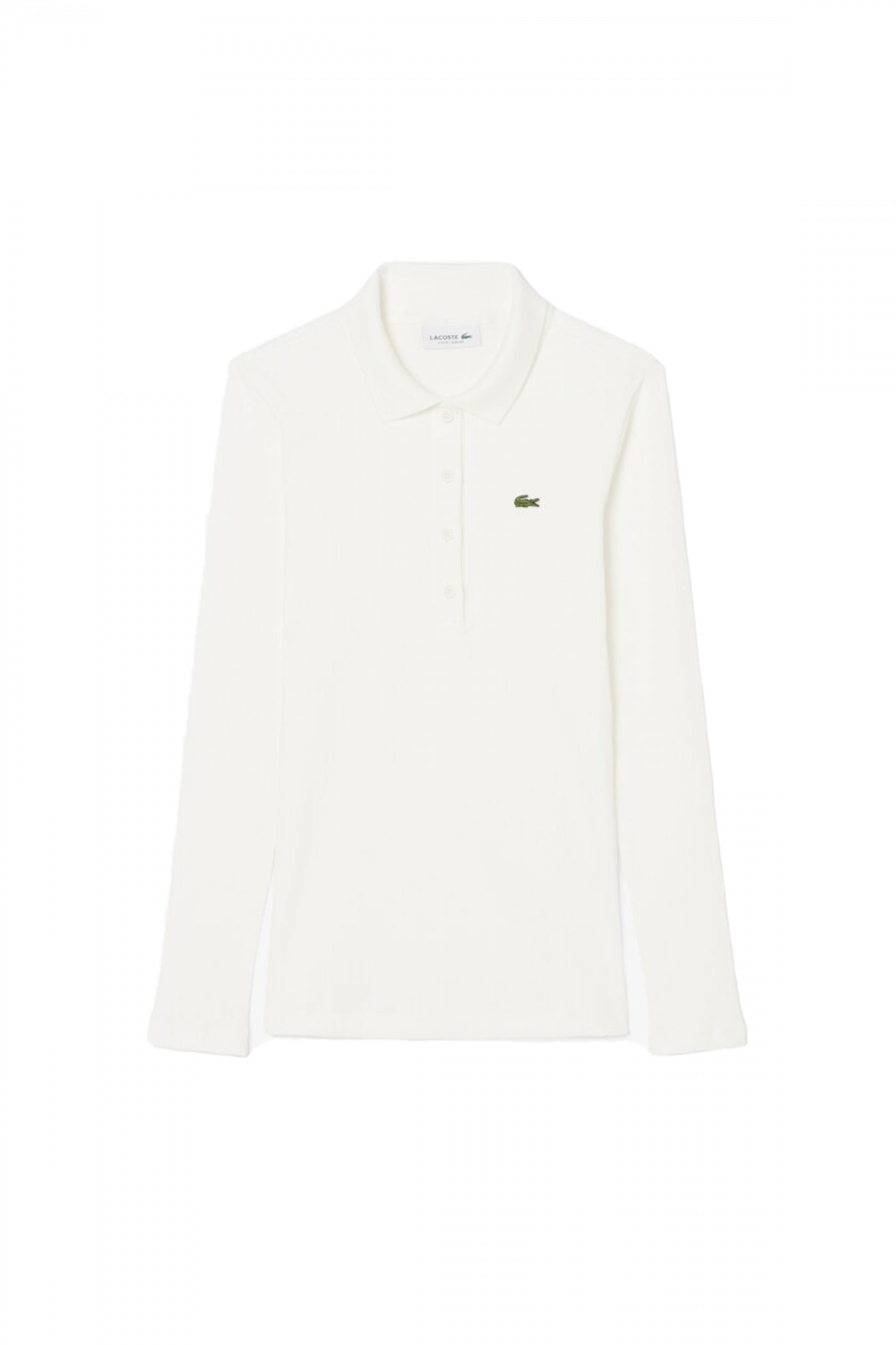 LACOSTE RIBBED COLLAR SHIRT en color FLOUR (2)