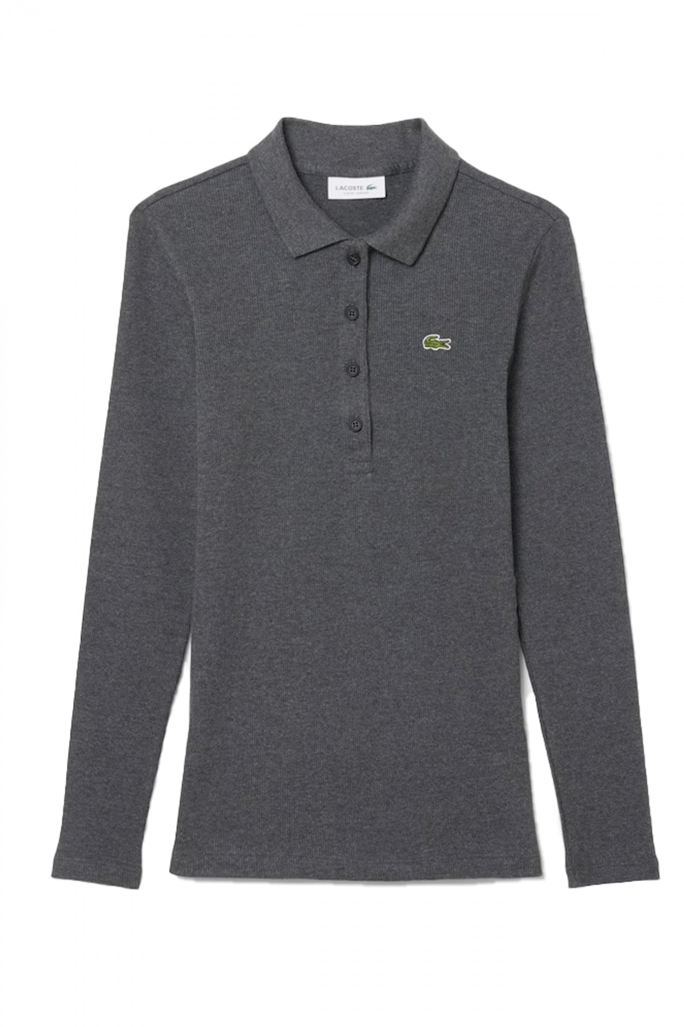LACOSTE RIBBED COLLAR SHIRT en color PITCH (2)
