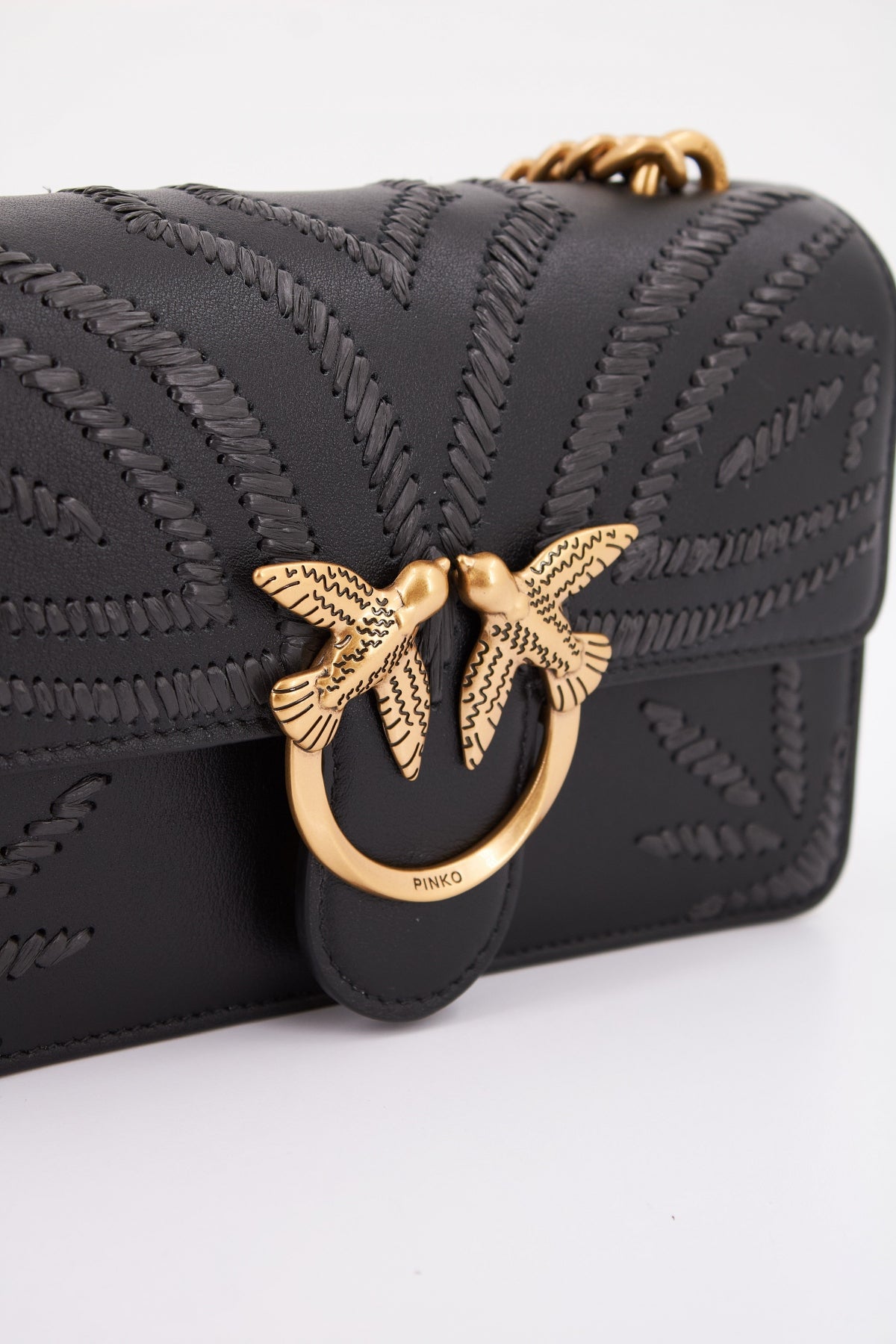 PINKO MINI LOVE BAG SMALL  en color ZQ  (4)