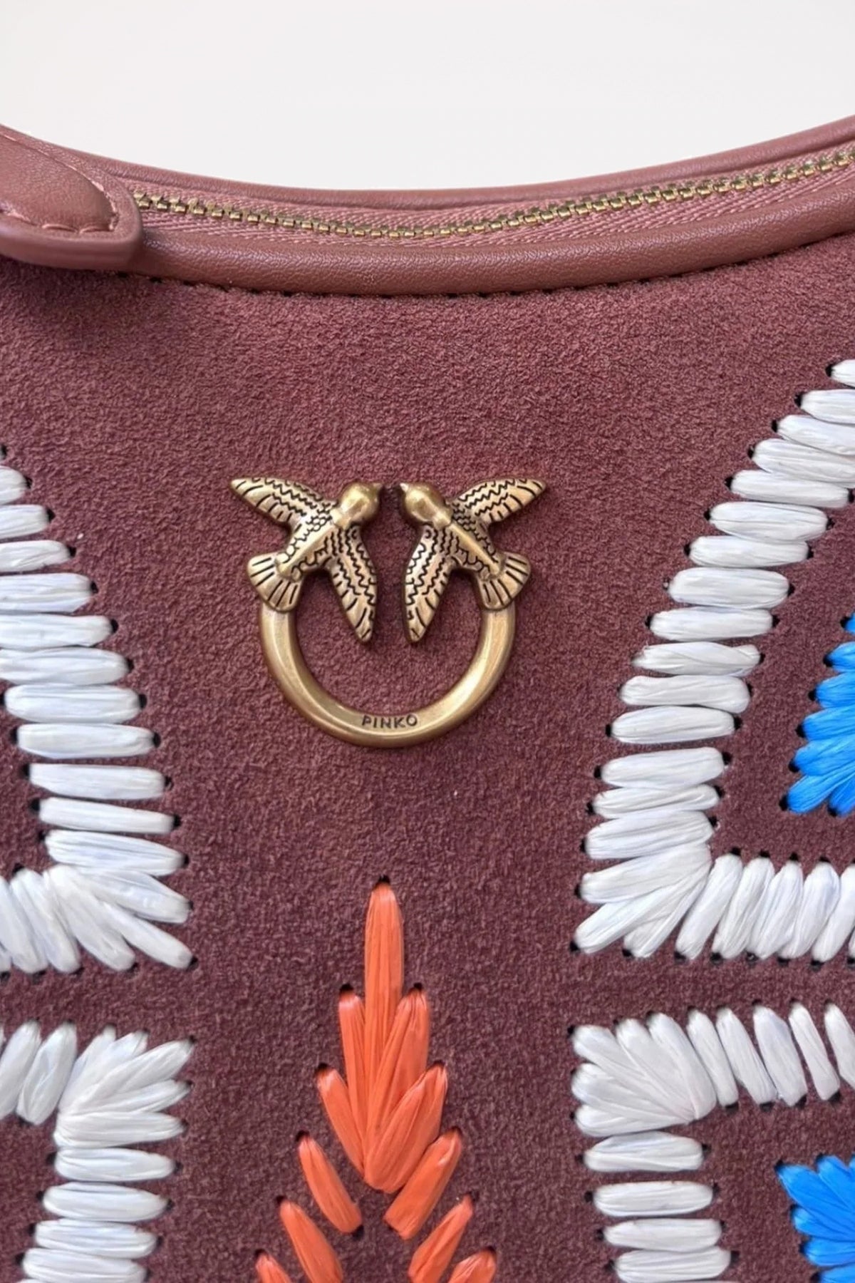 PINKO HALF MOON MINI FL en color LQ  (3)