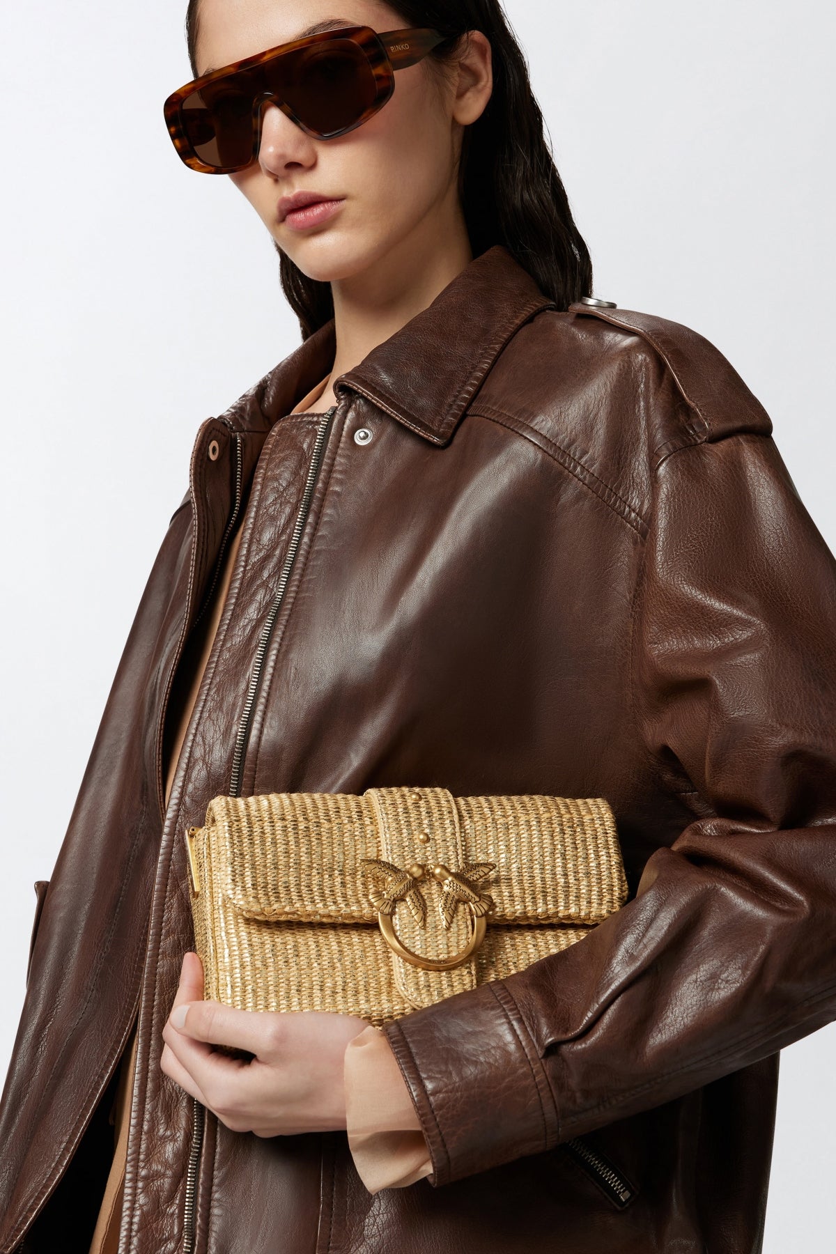 PINKO LOVE ONE MINI SLOUCH en color ZZLQ  (4)