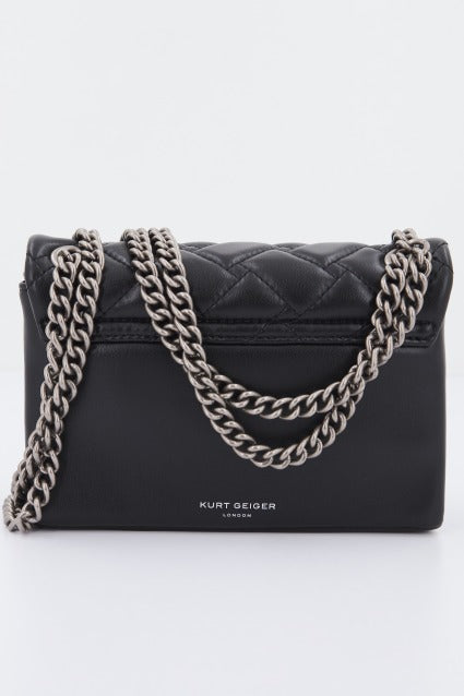 KURT GEIGER LONDON LEATHER MINI KENSING en color BLACK (3)
