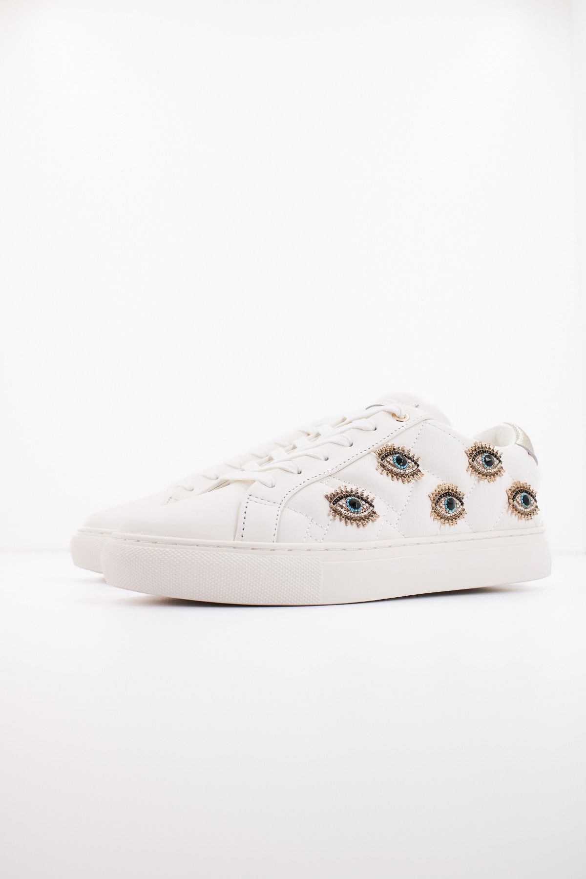 KURT GEIGER LONDON LANE QUILT EYE en color BONE (2)