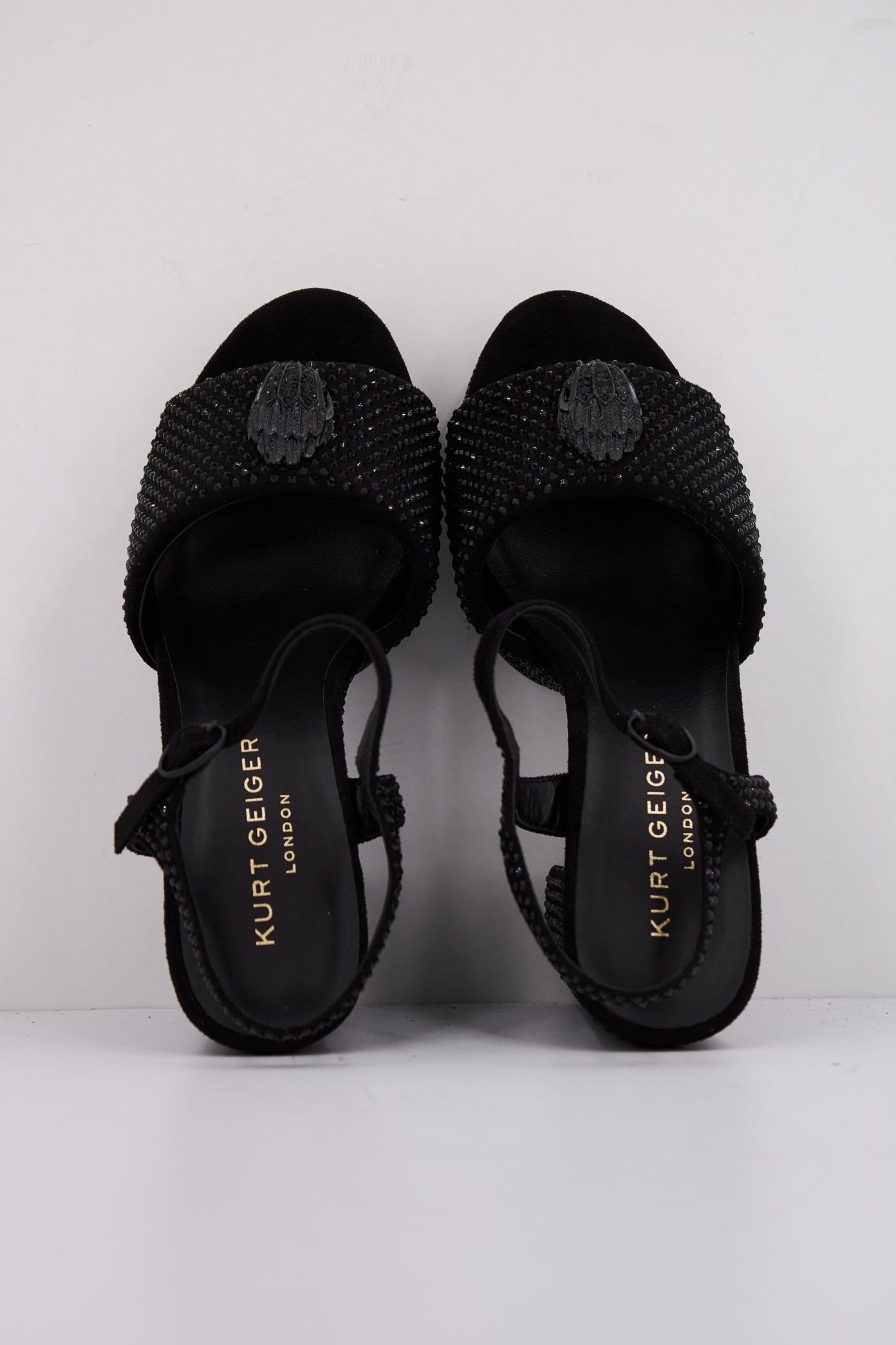 KURT GEIGER LONDON KENSINGTON PLATFORM en color BLKOTHR (3)