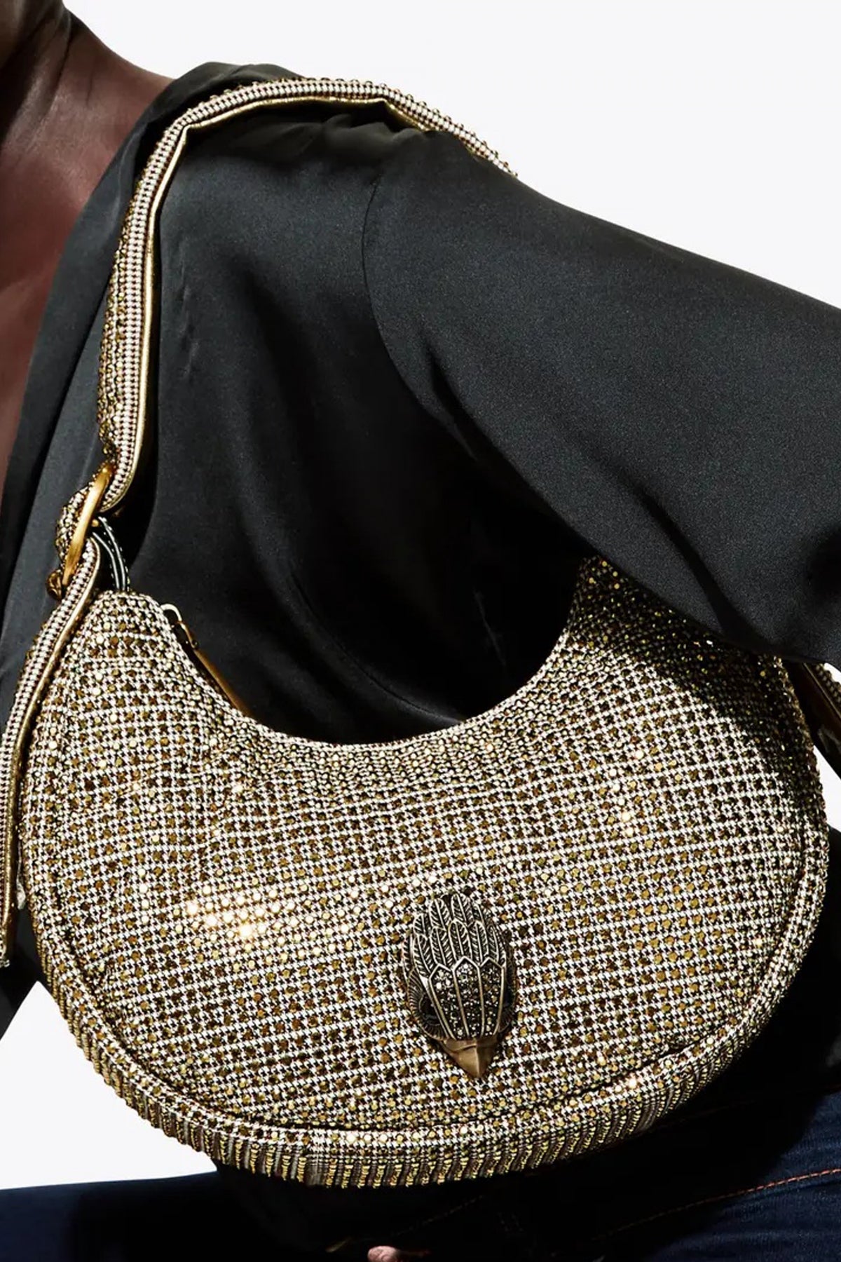 KURT GEIGER LONDON KENSINGTON PUFF SM H en color DRKBEG (4)