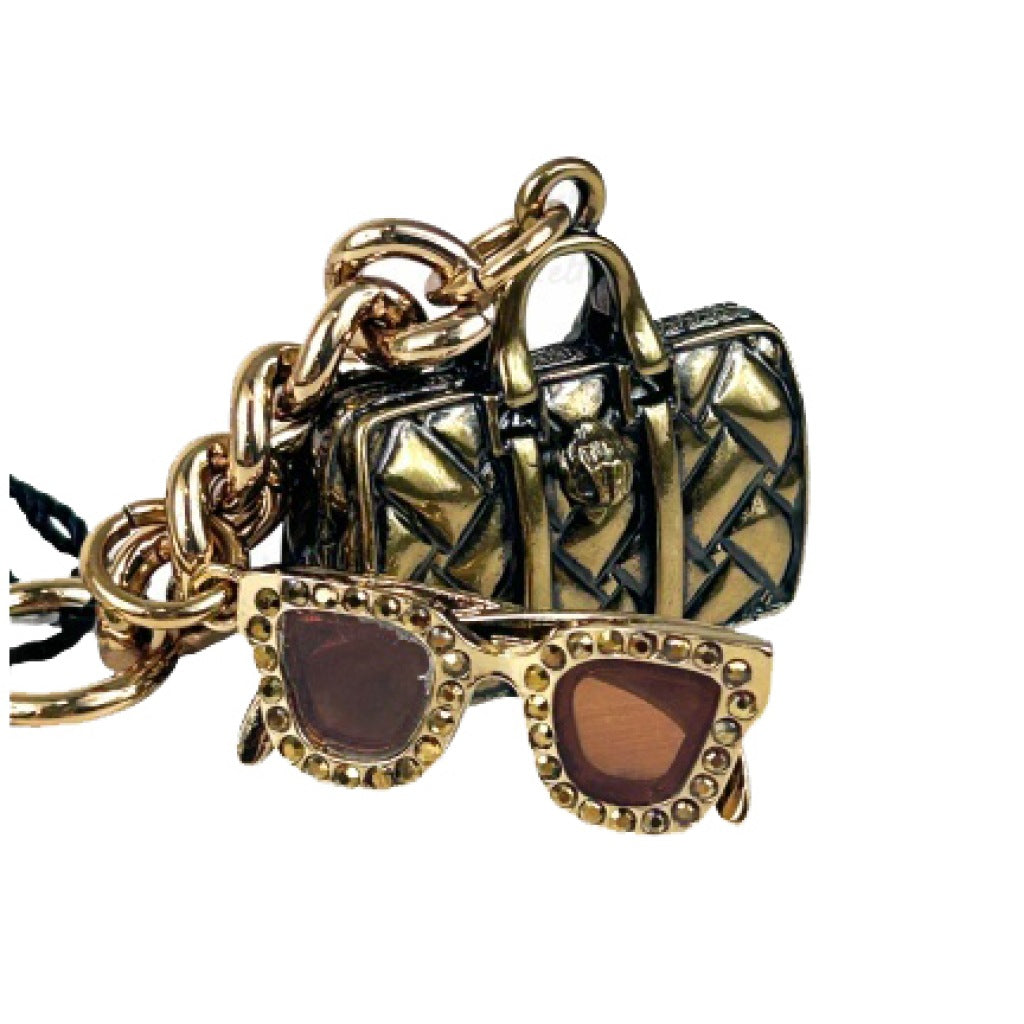 KURT GEIGER LONDON BOSTON KEYRING en color GOLD (6)