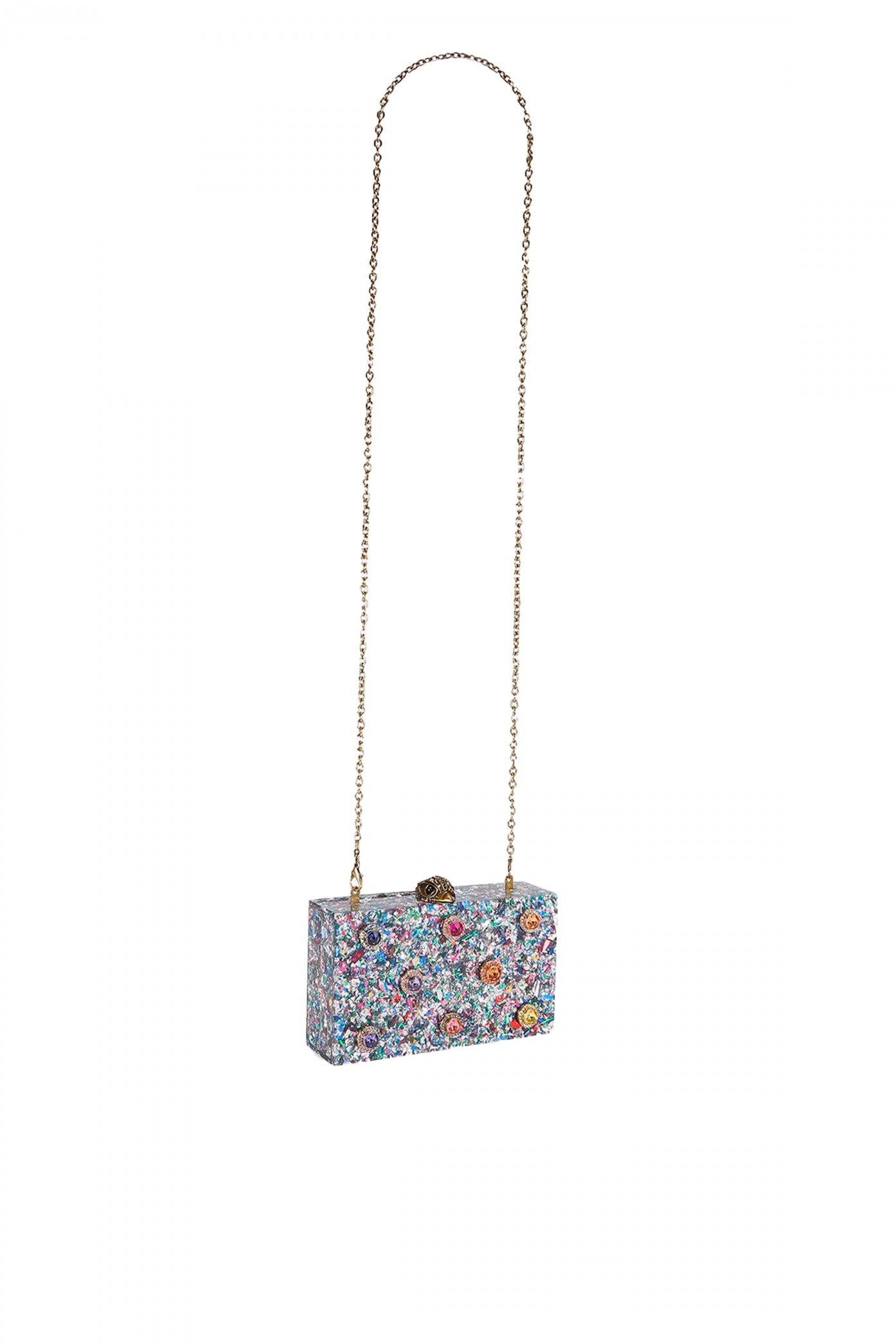 KURT GEIGER LONDON GEMS BOX CLUTCH en color OPNMSC (4)