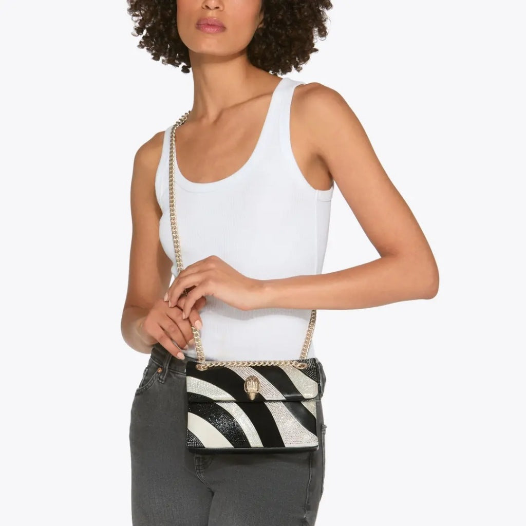 KURT GEIGER LONDON MINI KENSINGTON BAG en color CHRCL (4)