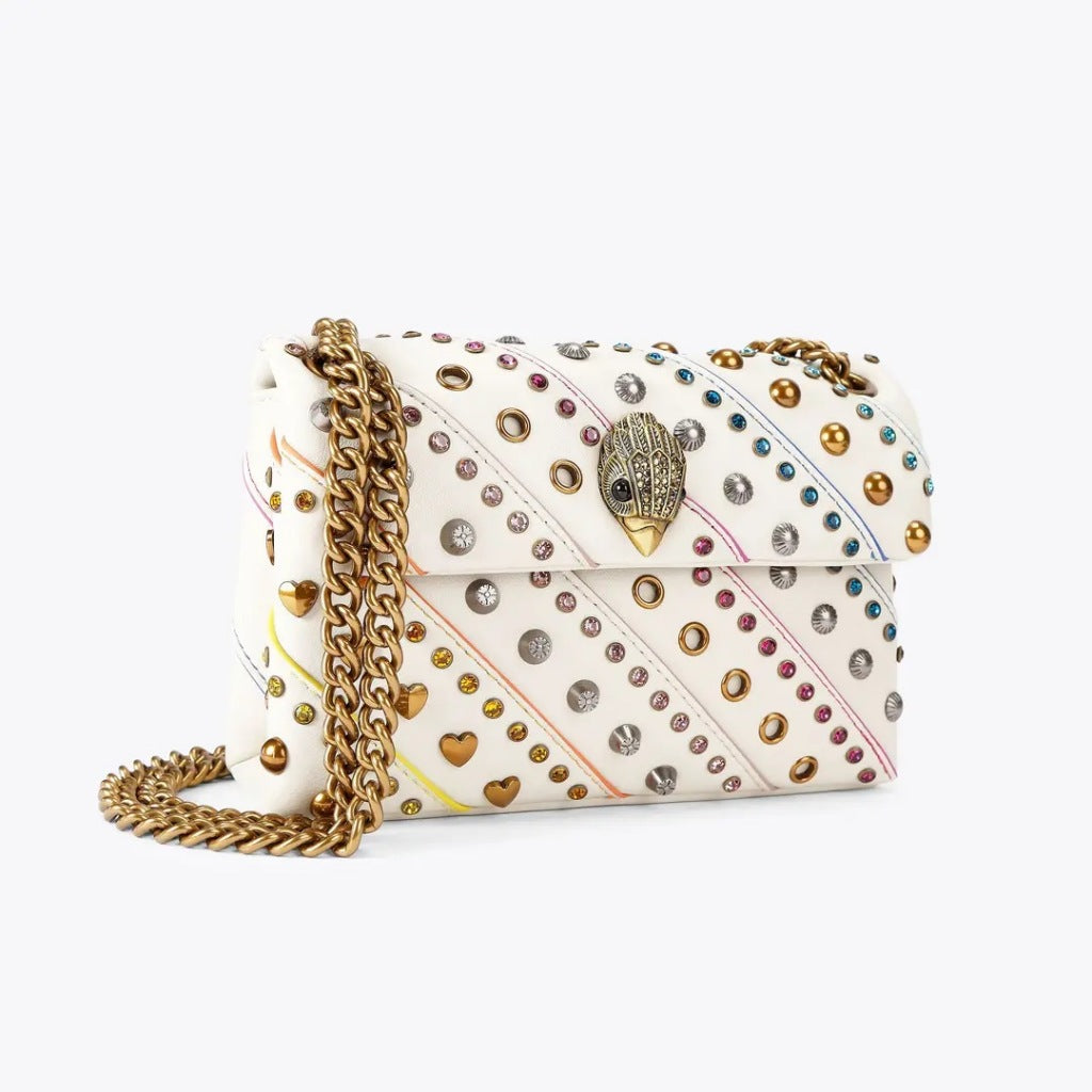 KURT GEIGER LONDON LEATHER MINI KENSING en color OPNWHT (1)