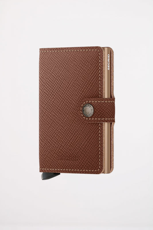 SECRID MINIWALLET en color CARAMEL  (1)