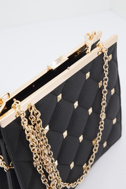 MENBUR M BOLSO ACOLCHA en color BLACK (3)