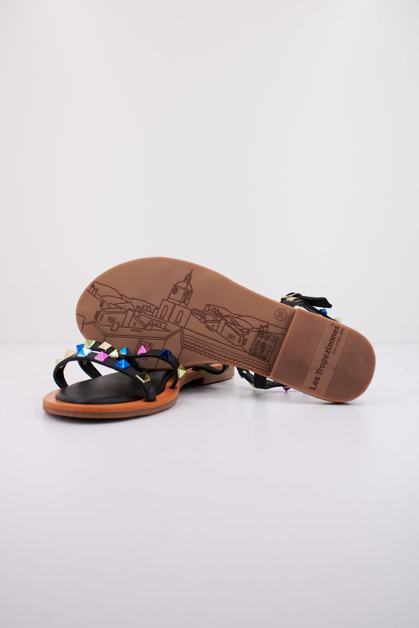 LES TROPEZIENNES OKINAWA en color NOIR MULTI (4)