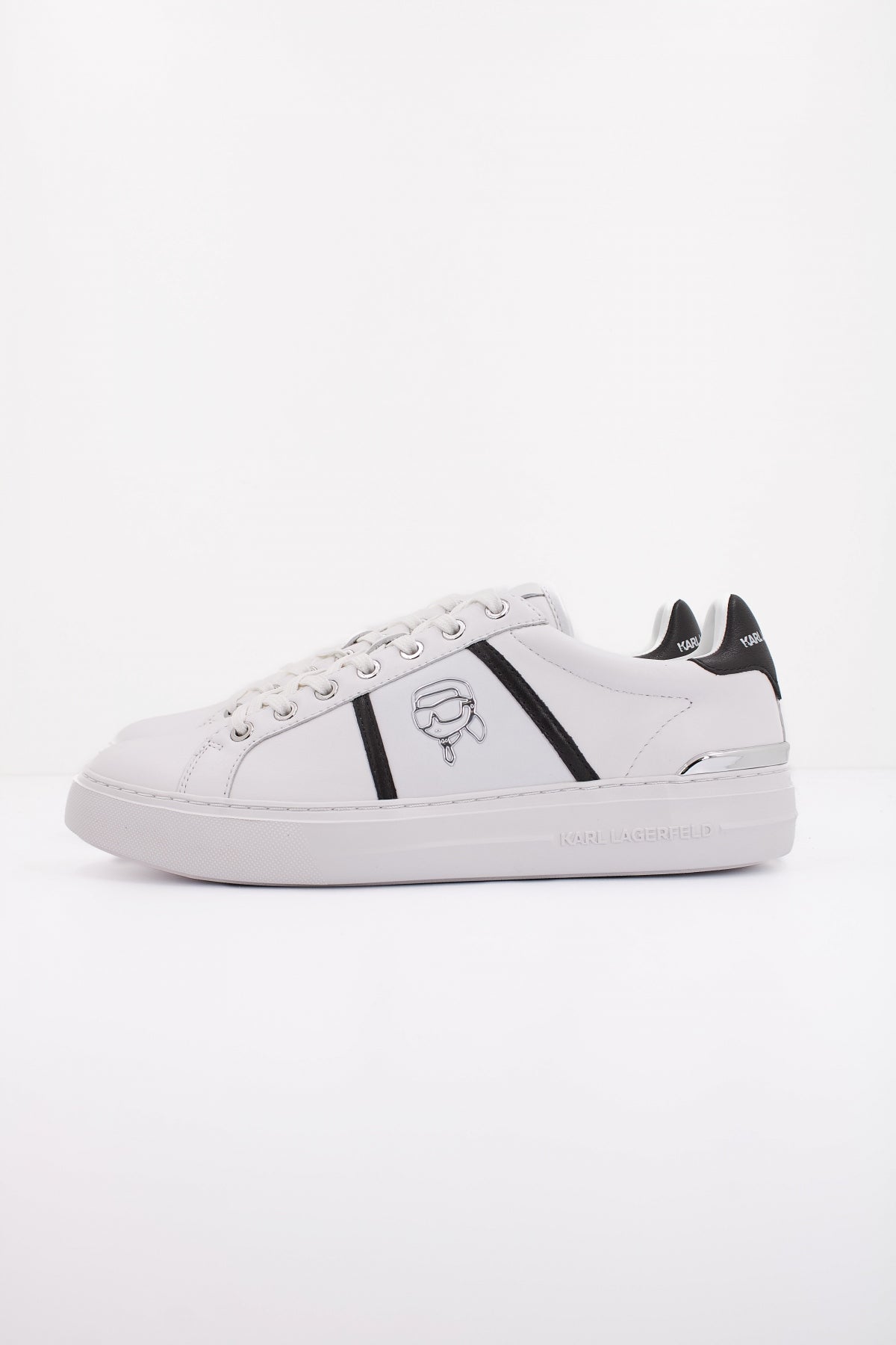 KARL LAGERFELD NFT OUTLINE LOGO en color WHITE (1)
