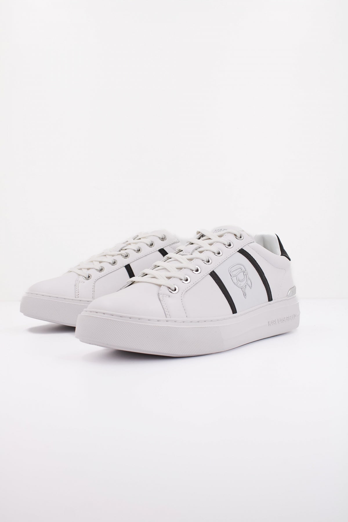 KARL LAGERFELD NFT OUTLINE LOGO en color WHITE (2)