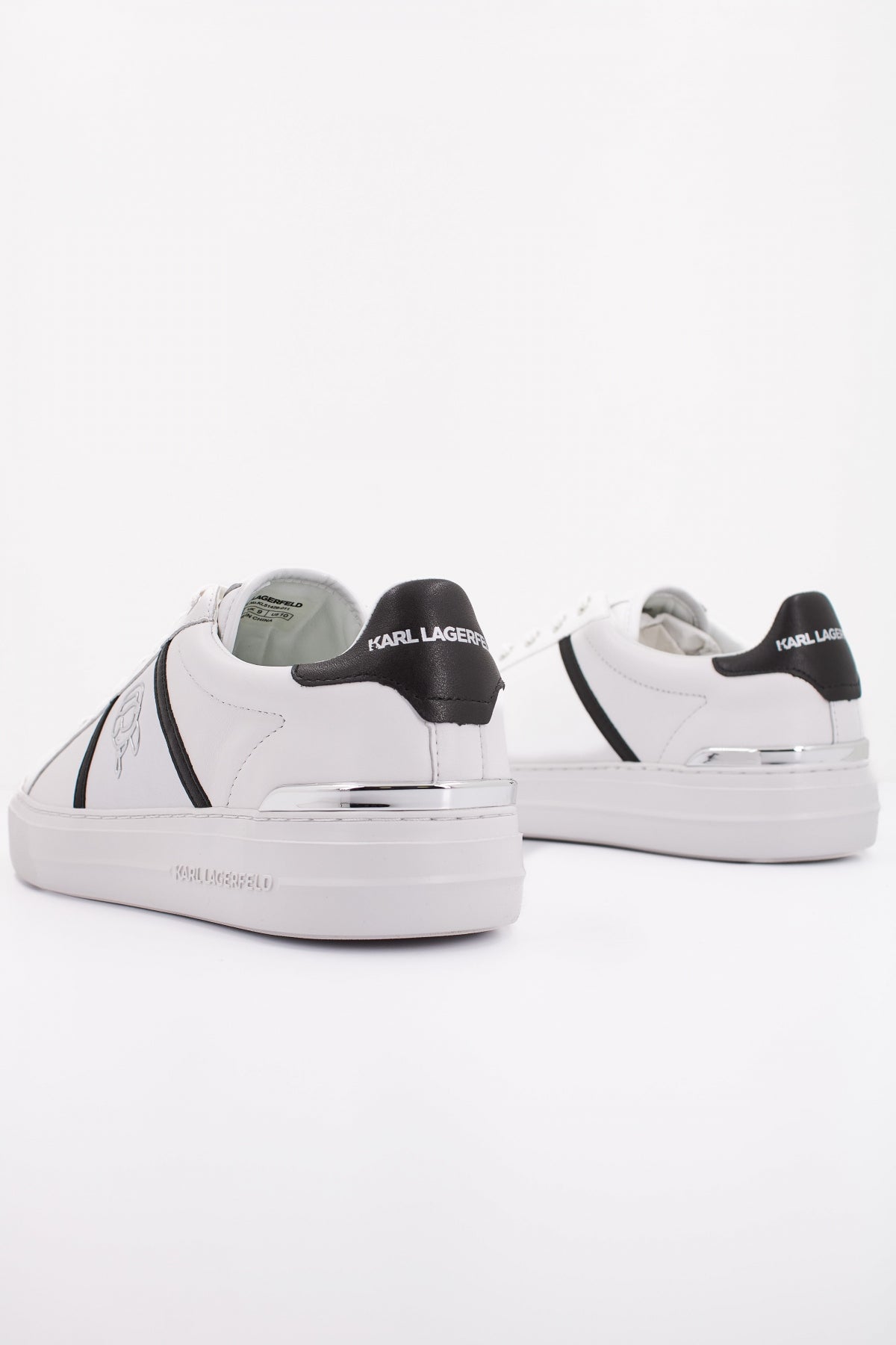 KARL LAGERFELD NFT OUTLINE LOGO en color WHITE (4)