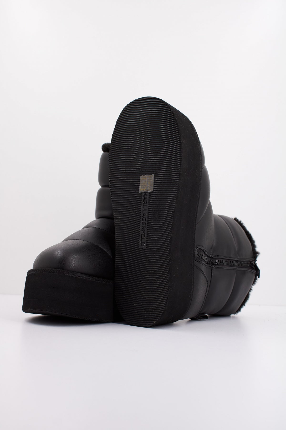 KARL LAGERFELD THERMO PADDED ZIP BO en color FX BLACK (5)