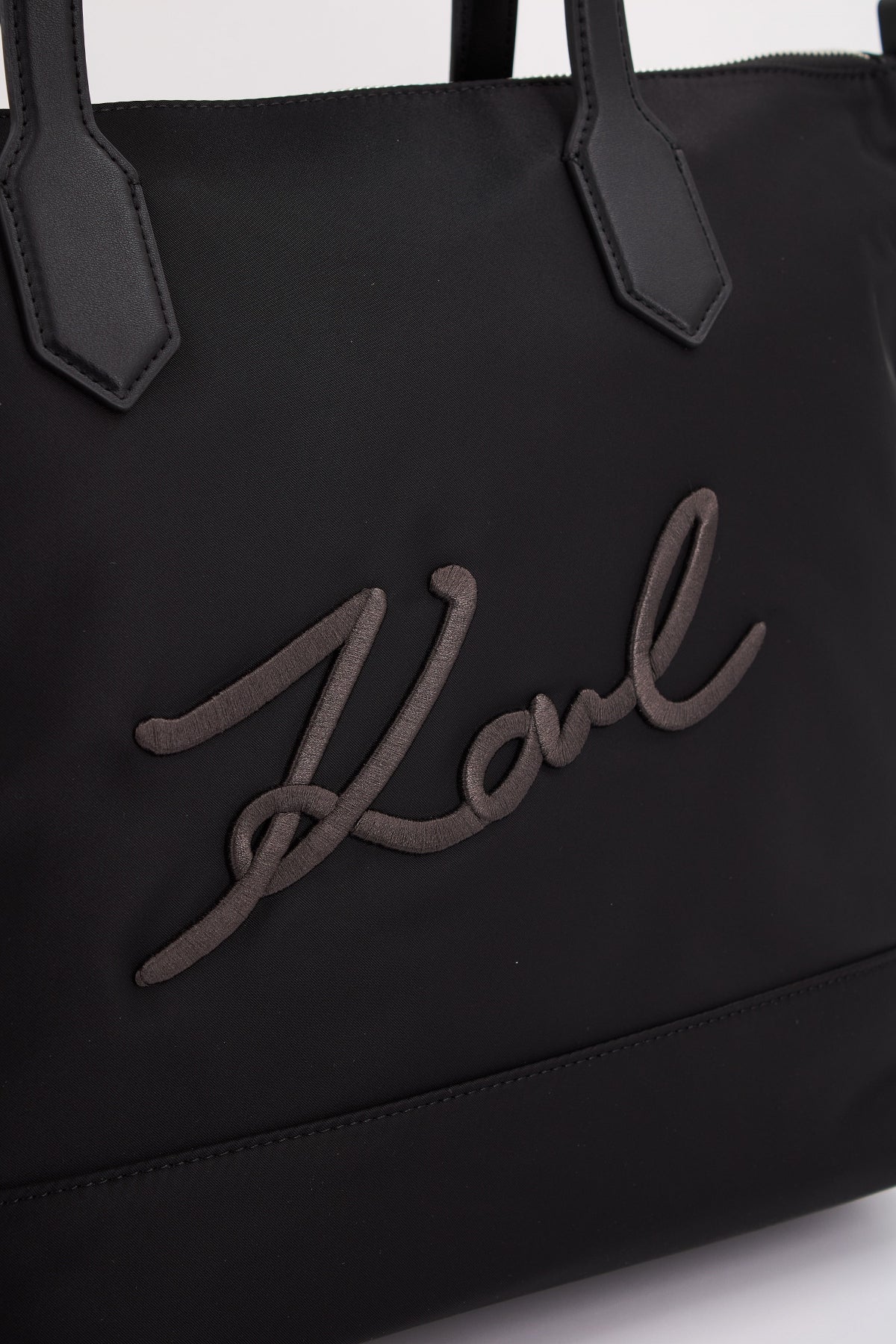 KARL LAGERFELD K/SIGNATURE NYLON M en color A BLACK (4)