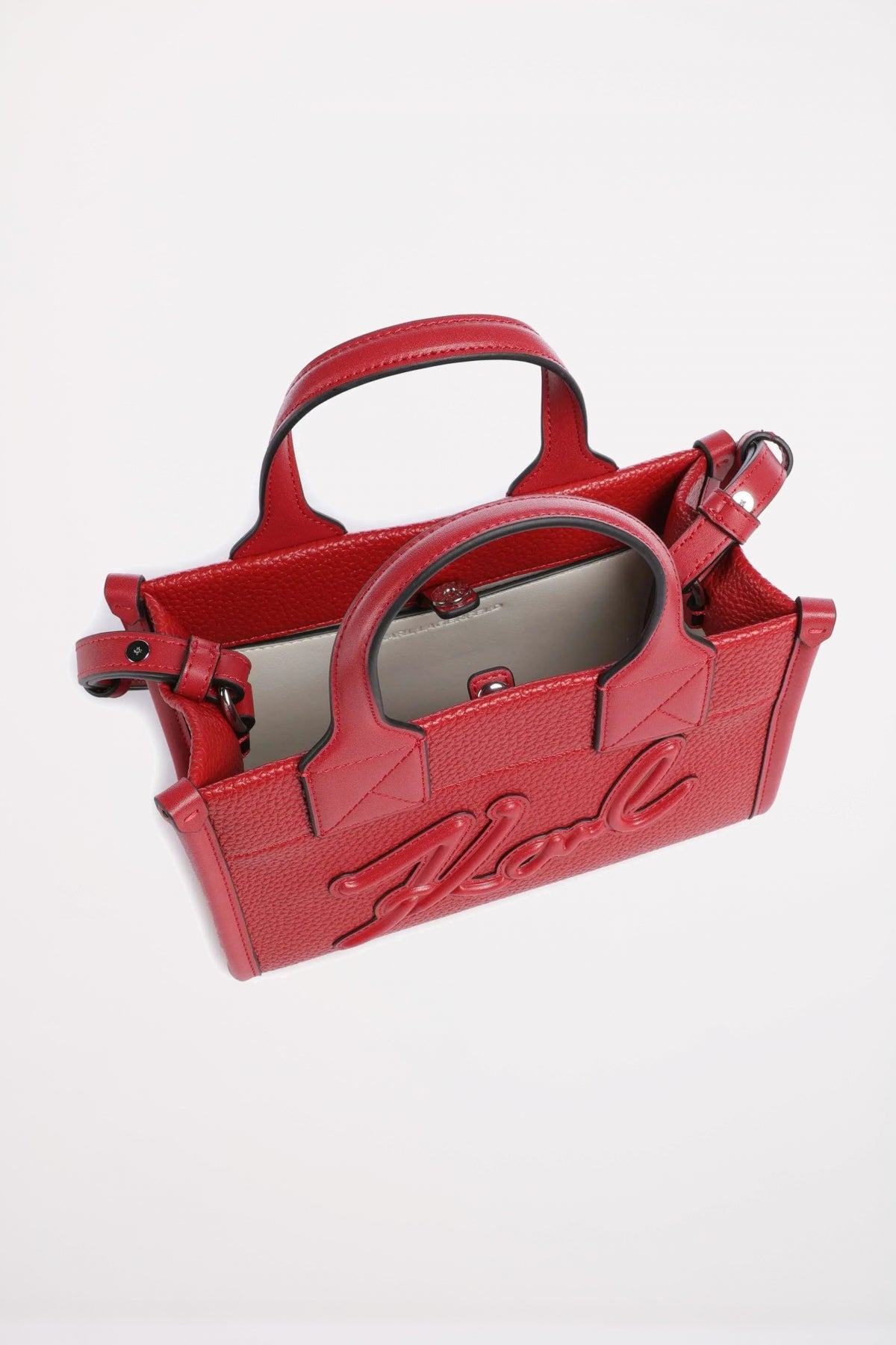 KARL LAGERFELD SKUARE SM TOTE GRAIN en color KLSCRD (4)